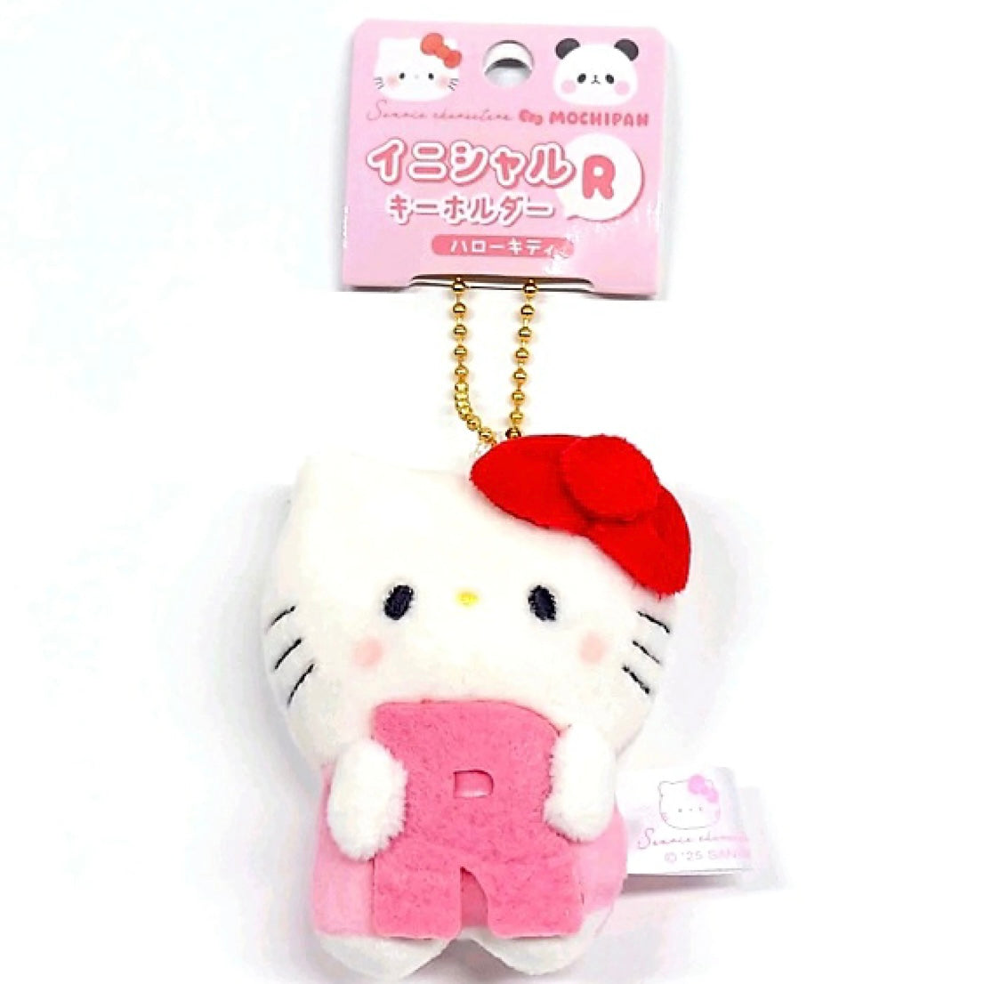 【訂貨】Sanrio Characters x Mochipan 聯乘系列 字母公仔掛飾 (Hello Kitty)