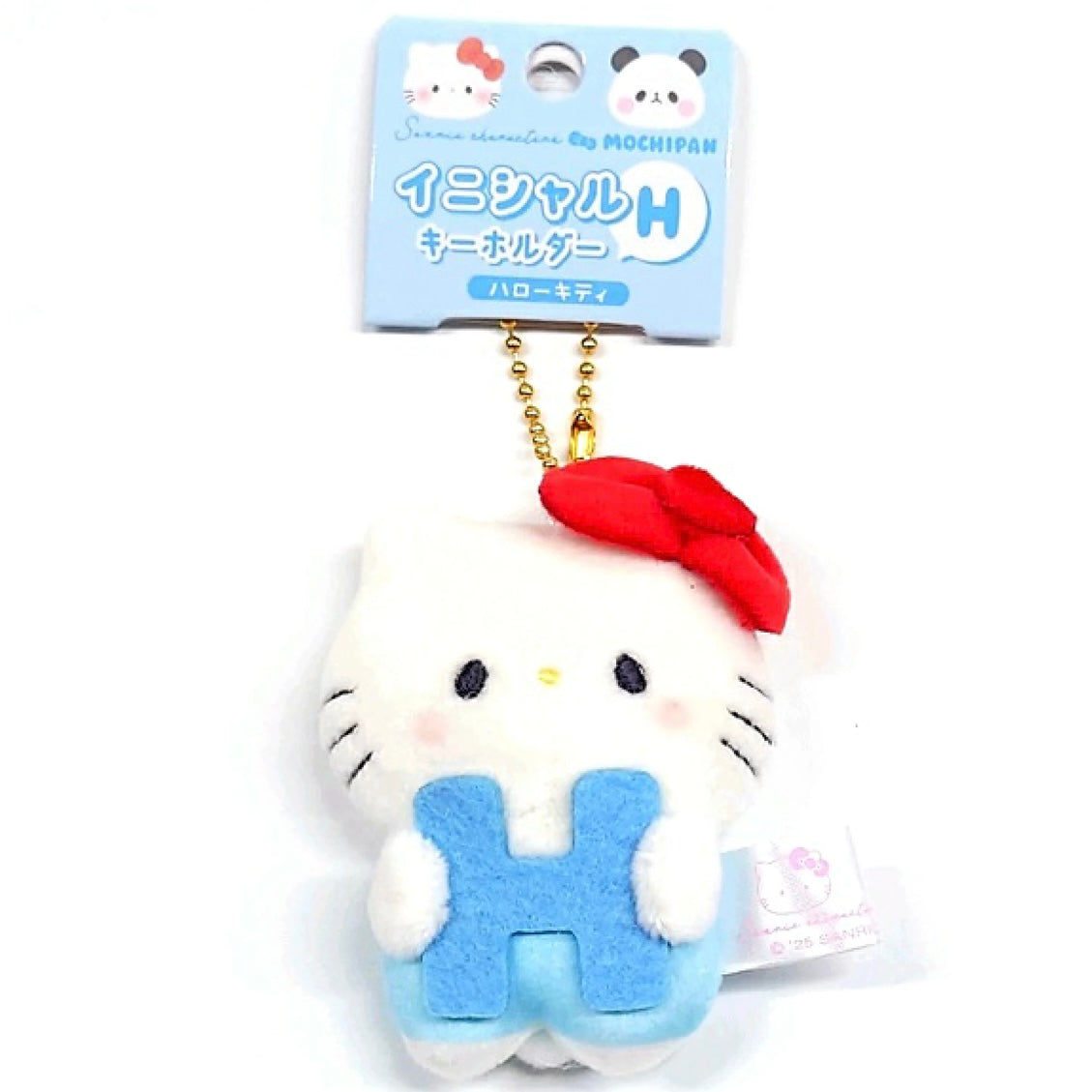 【訂貨】Sanrio Characters x Mochipan 聯乘系列 字母公仔掛飾 (Hello Kitty)