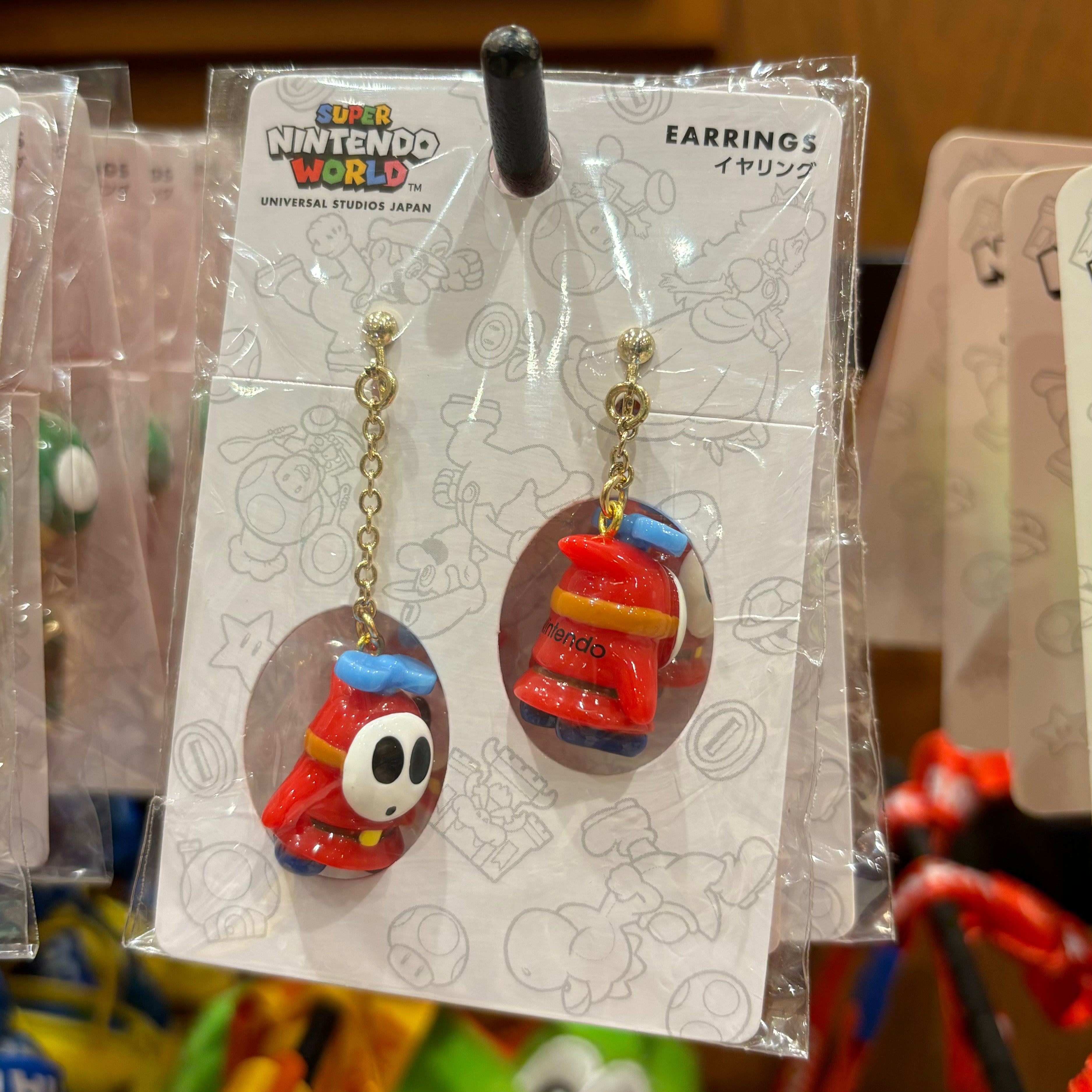 USJ Mario Hey-Ho 耳環