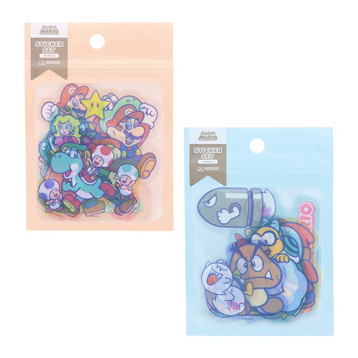 【訂貨】Super Mario 文具 - 貼紙包 Sticker Set 