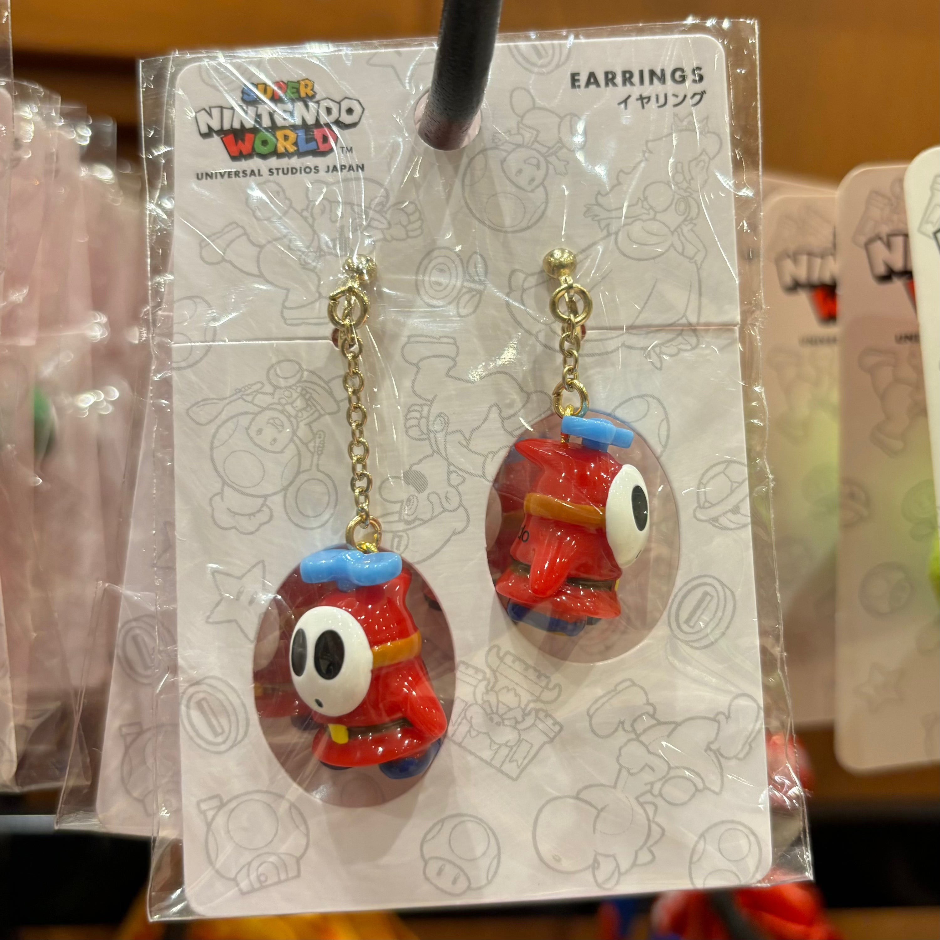 USJ Mario Hey-Ho 耳環