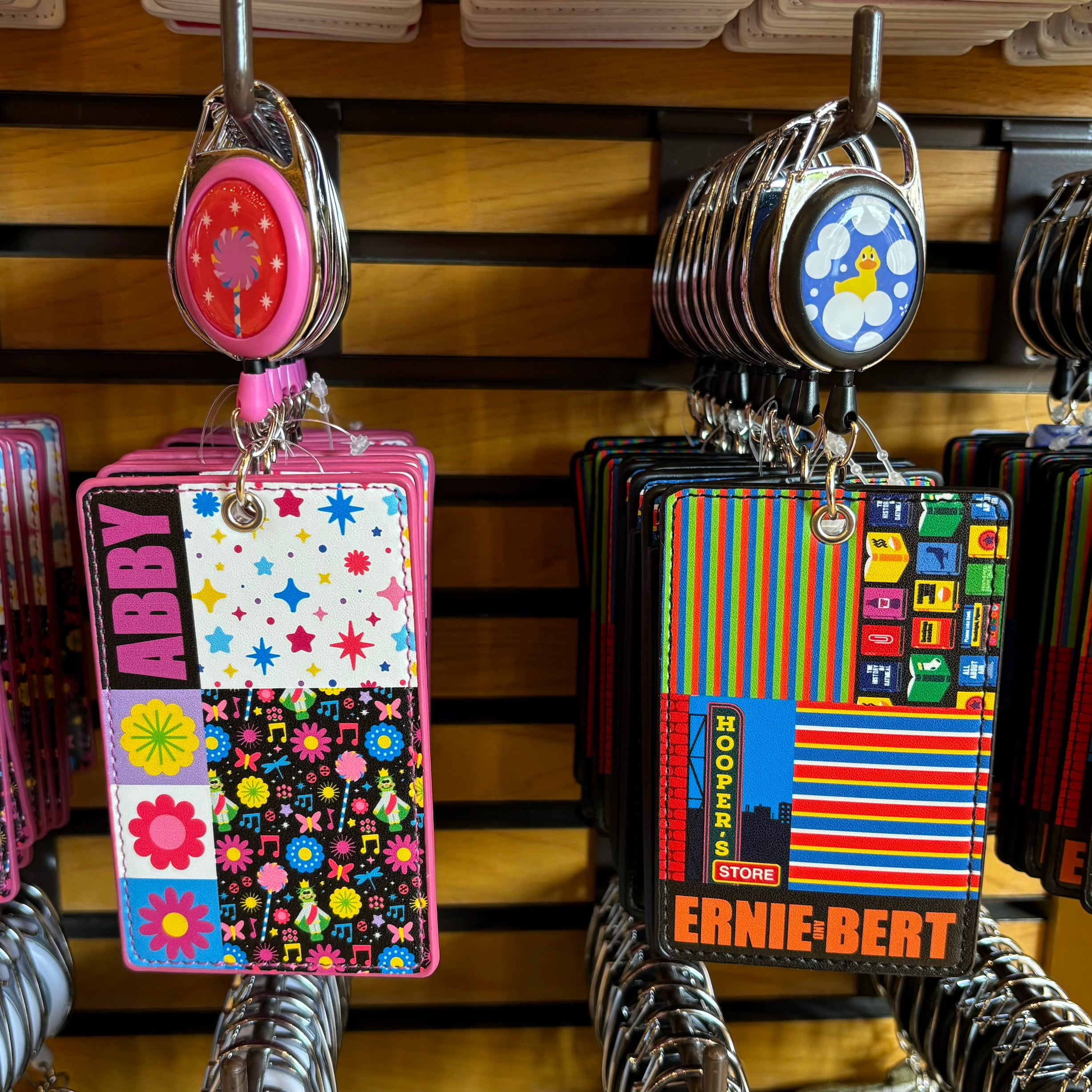 USJ 芝麻街 Abby / Ernie & Bert 伸縮繩卡套 證件套