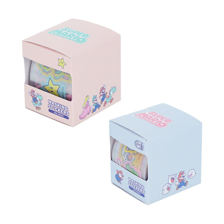 【訂貨】Super Mario 文具 - 小盒貼紙 Masking Stickers