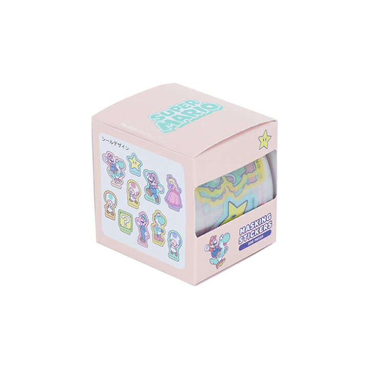 【訂貨】Super Mario 文具 - 小盒貼紙 Masking Stickers