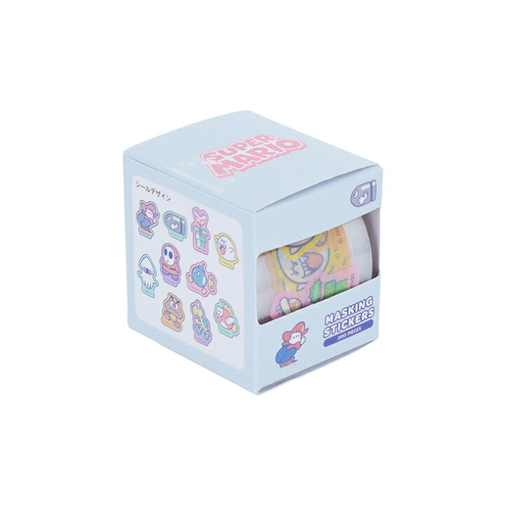 【訂貨】Super Mario 文具 - 小盒貼紙 Masking Stickers