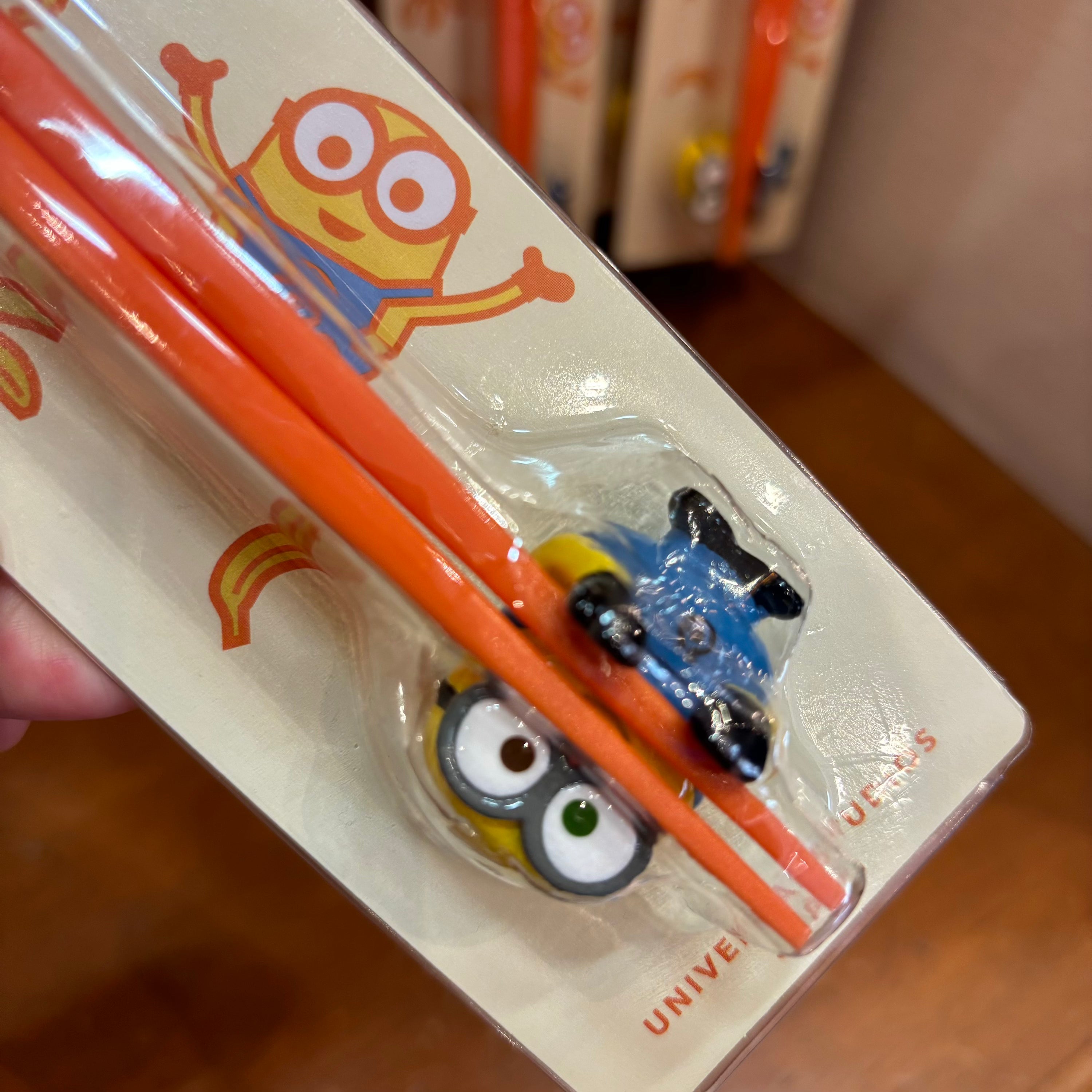 USJ Minions Bob 筷子連筷子托