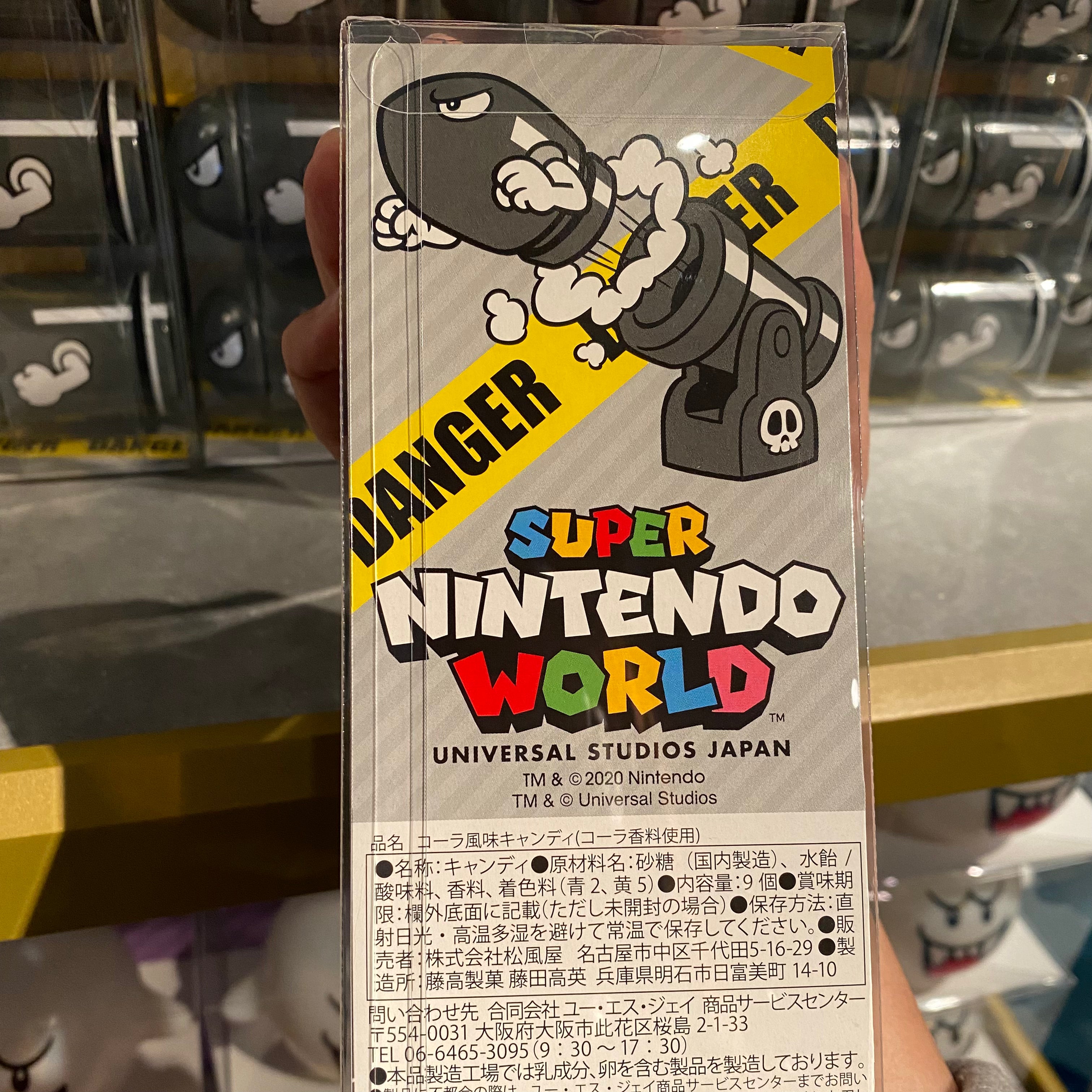 【訂貨】USJ Mario 砲彈 可樂糖