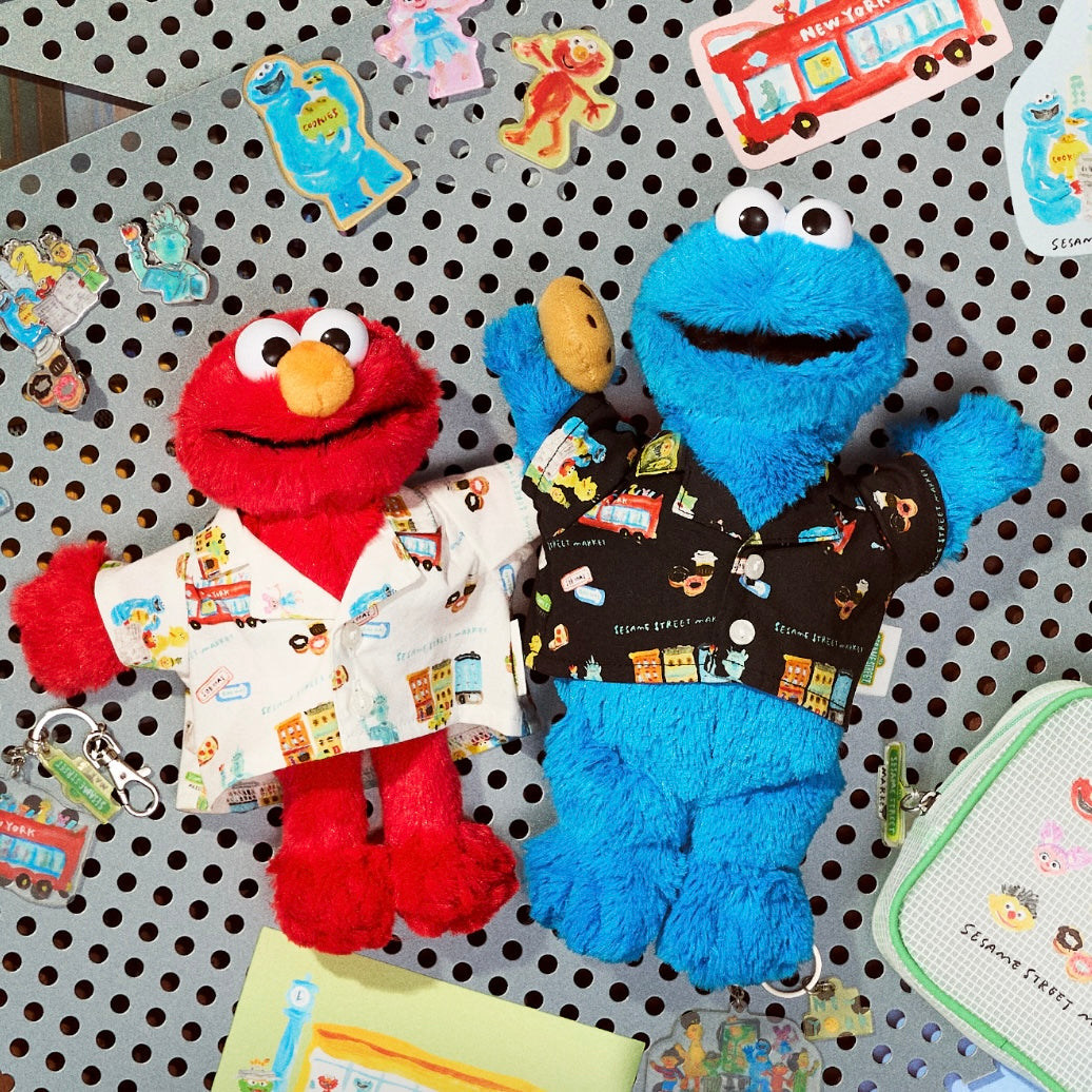 Sesame Street Market Hello! New York 公仔服裝 - 夏威夷裇衫（兩色）