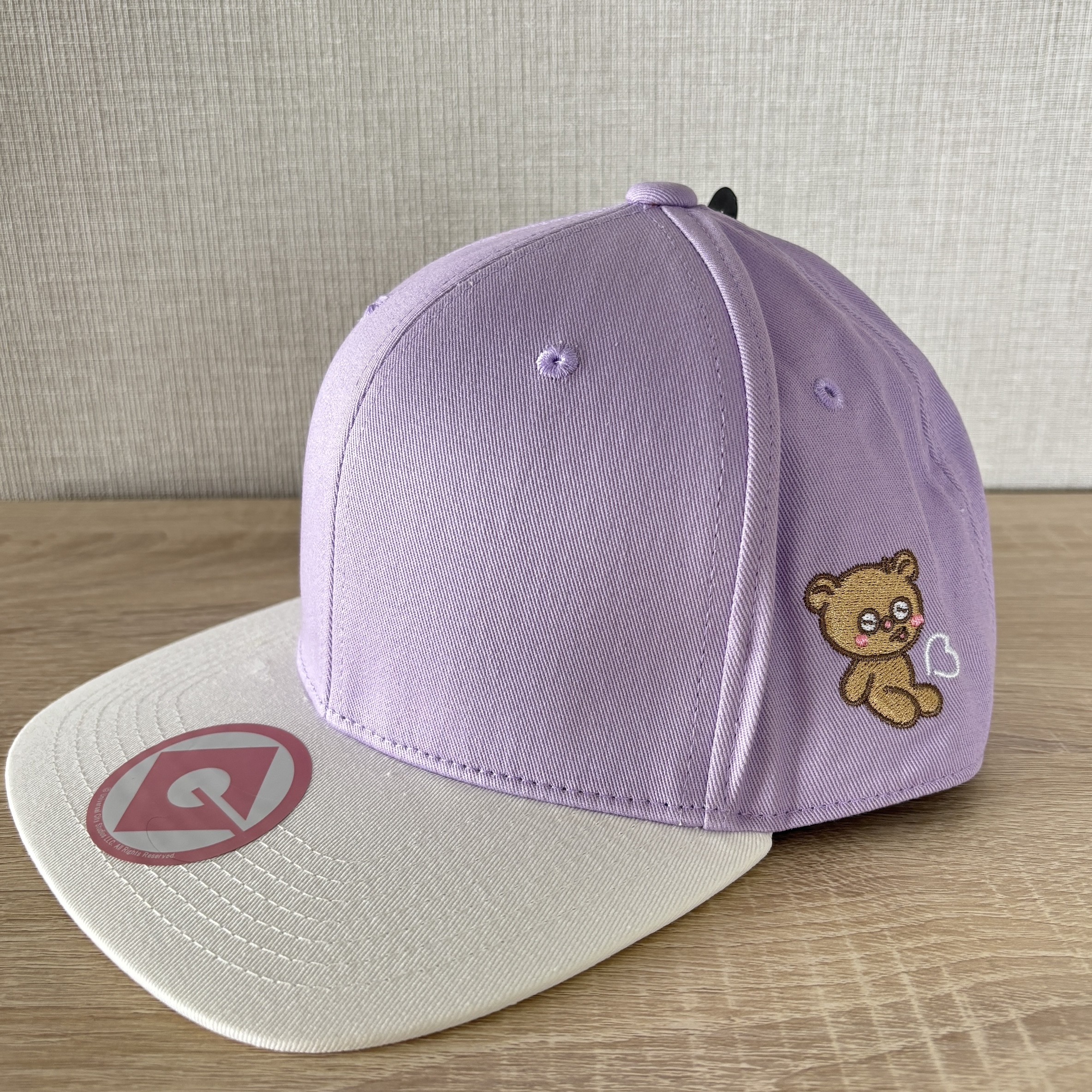 【訂貨】Minions Tim Bear Cap帽 - 白紫色
