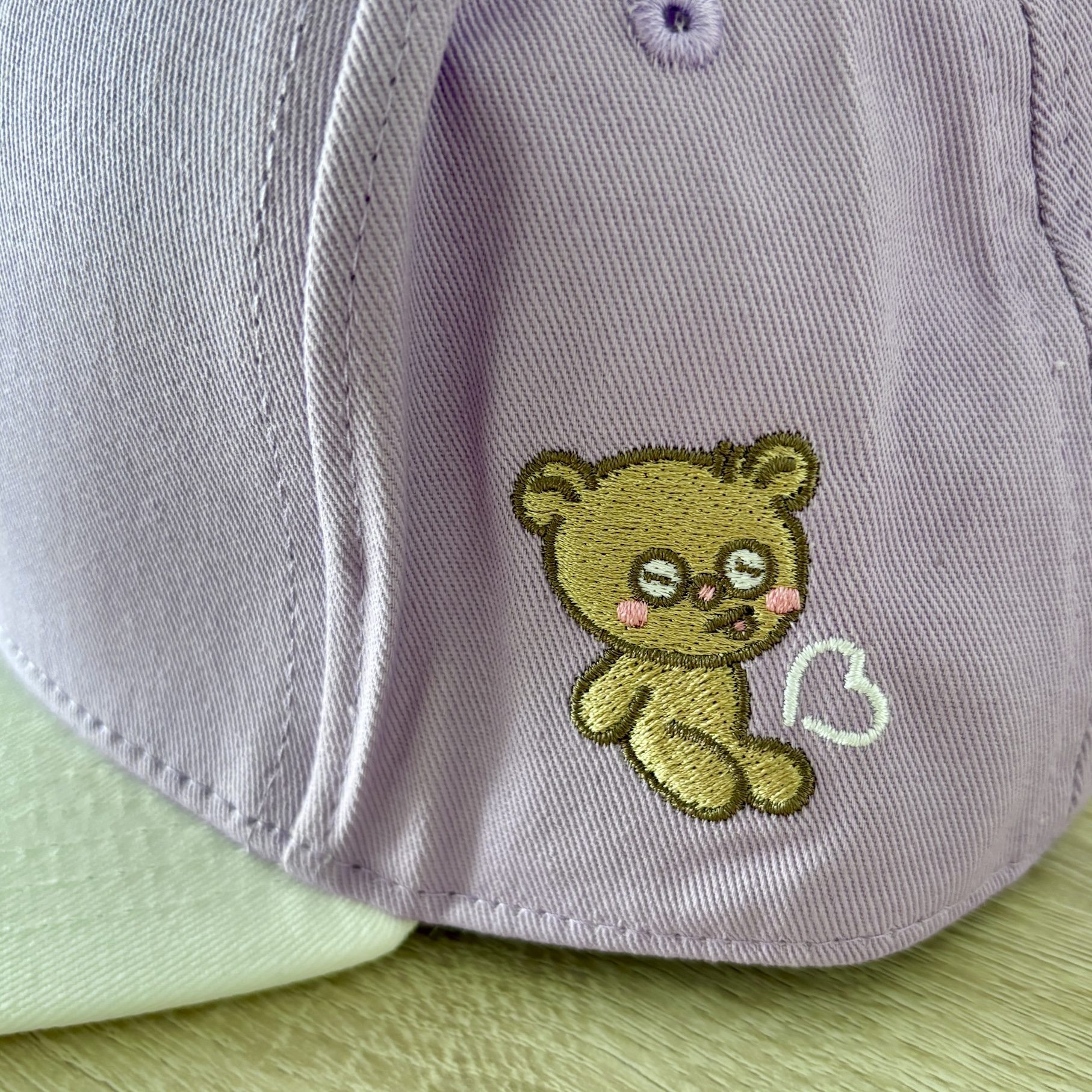 【訂貨】Minions Tim Bear Cap帽 - 白紫色