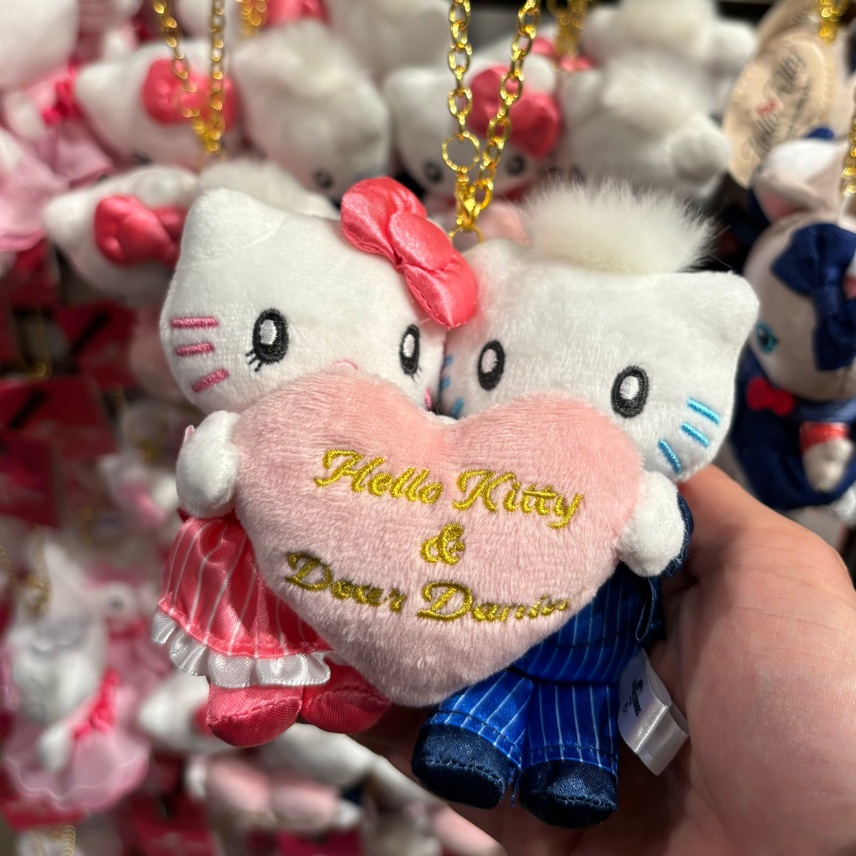 USJ Hello Kitty & Dear Daniel 掛飾公仔