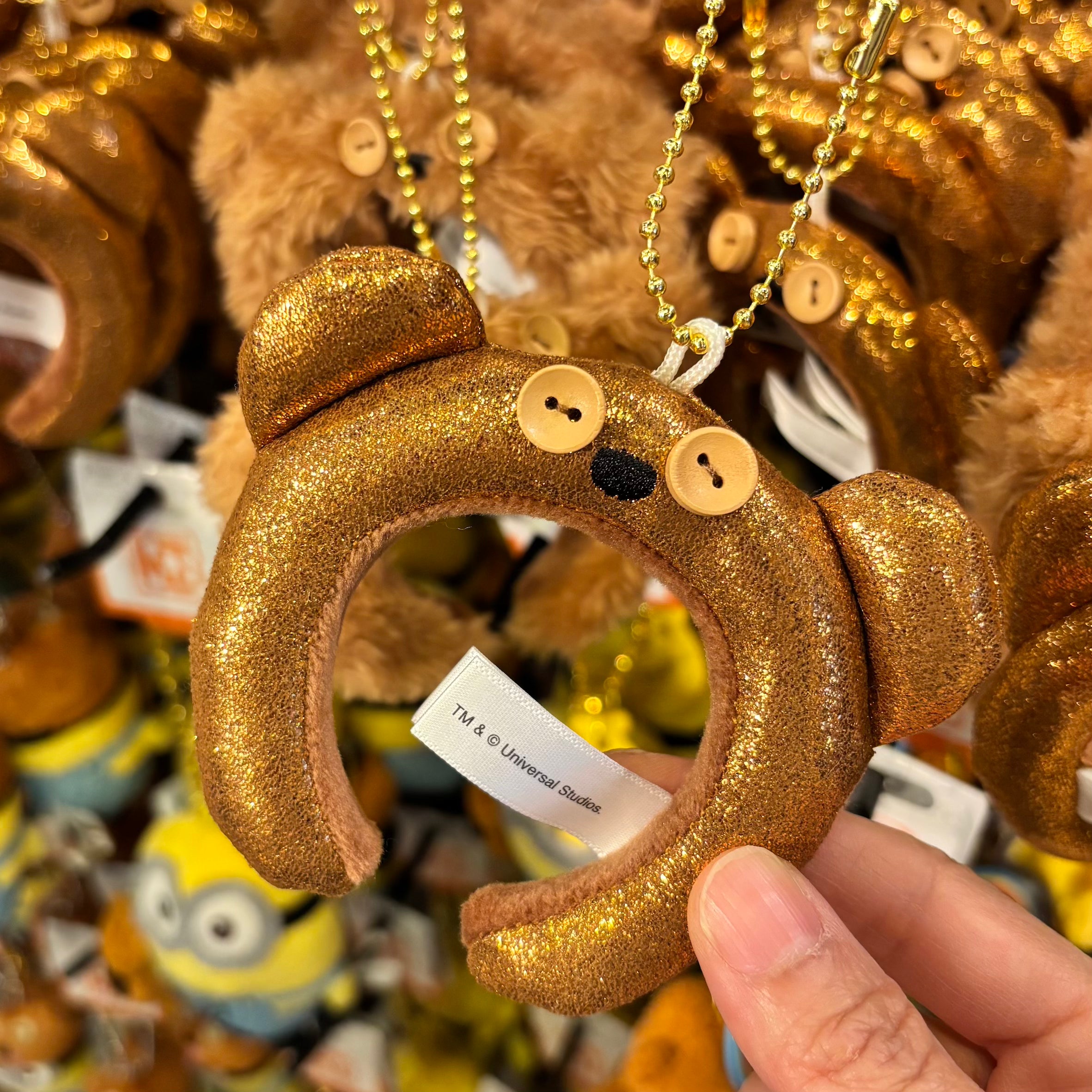 USJ Tim熊 迷你頭箍掛飾 Pair Keychain Set