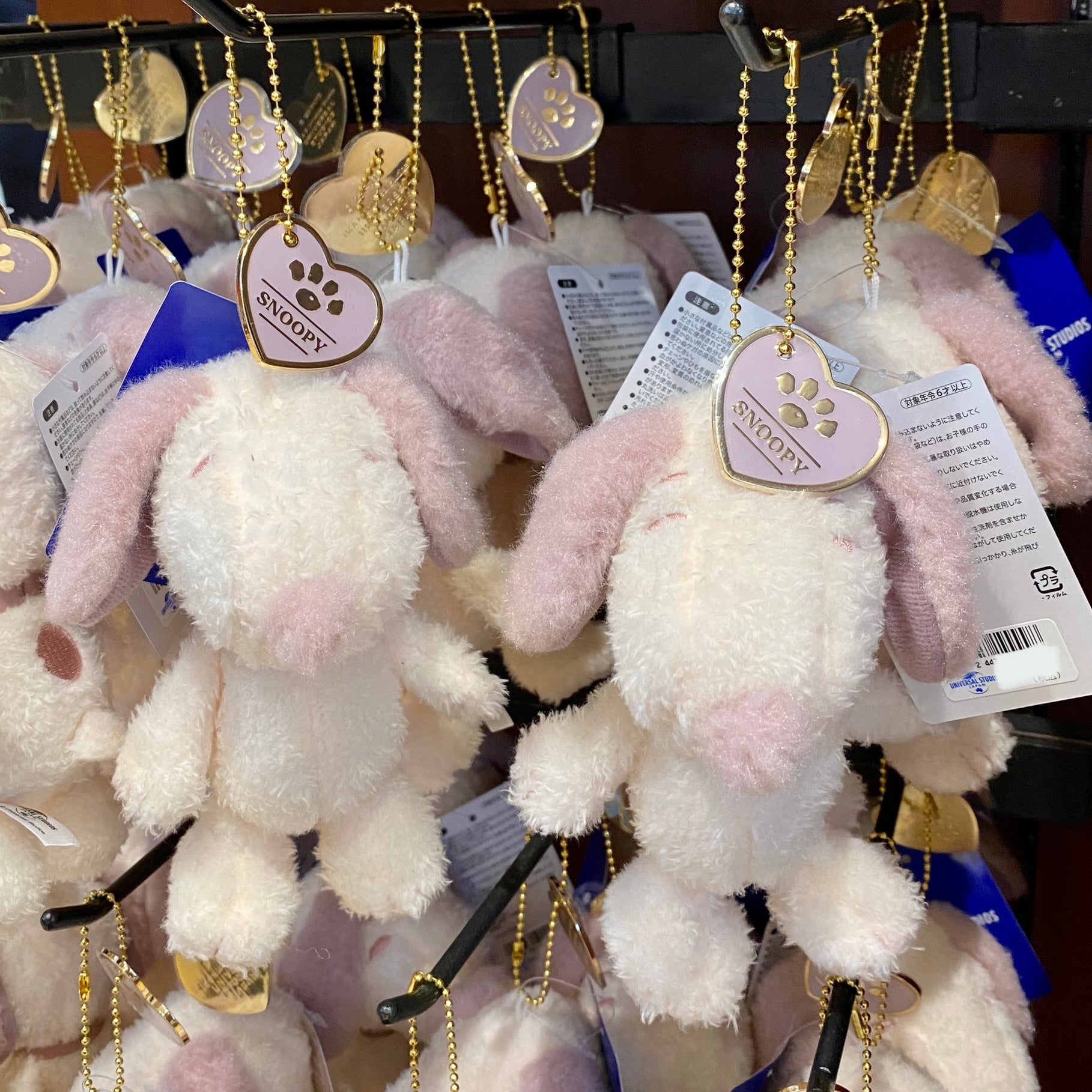 USJ 薰衣草色 Snoopy 掛飾