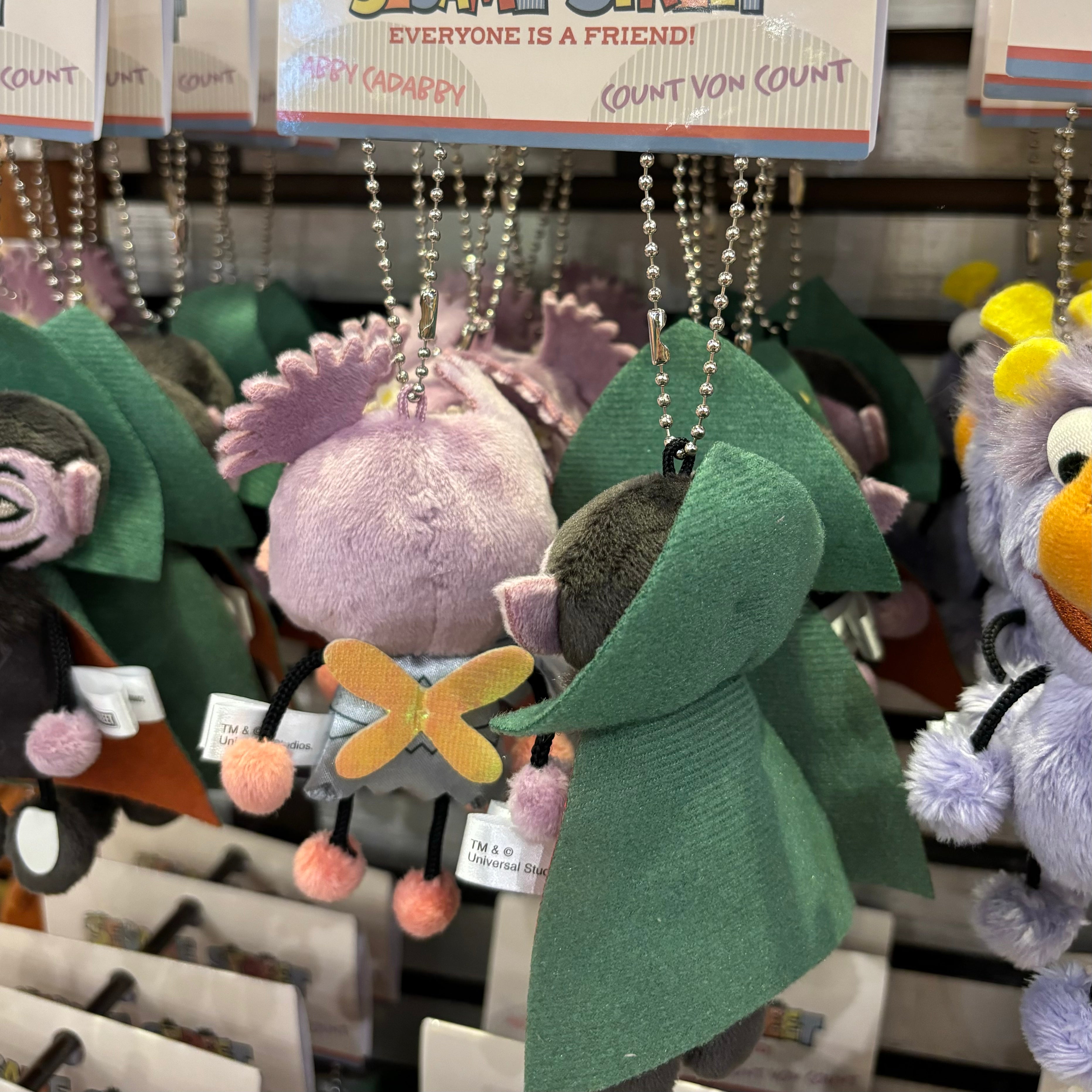 【訂貨】USJ 芝麻街 Abby & Count Von Count 公仔掛飾