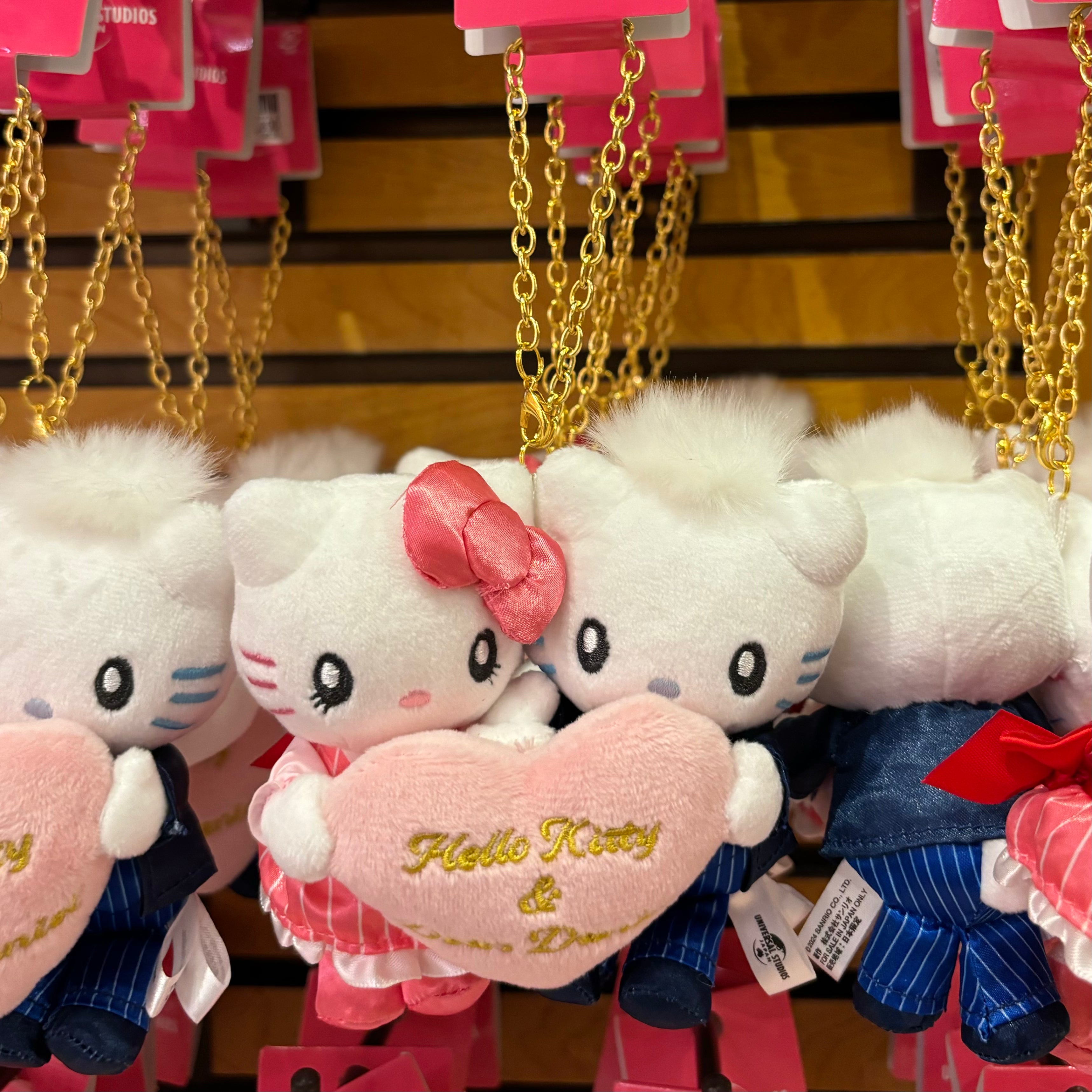 USJ Hello Kitty & Dear Daniel 掛飾公仔