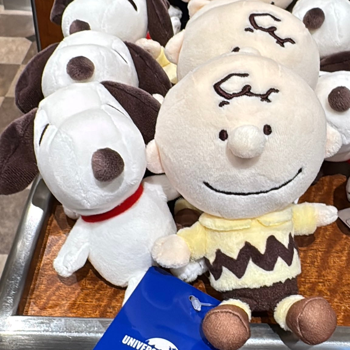 USJ Minions Snoopy & Charlie Brown 迷你孖裝公仔
