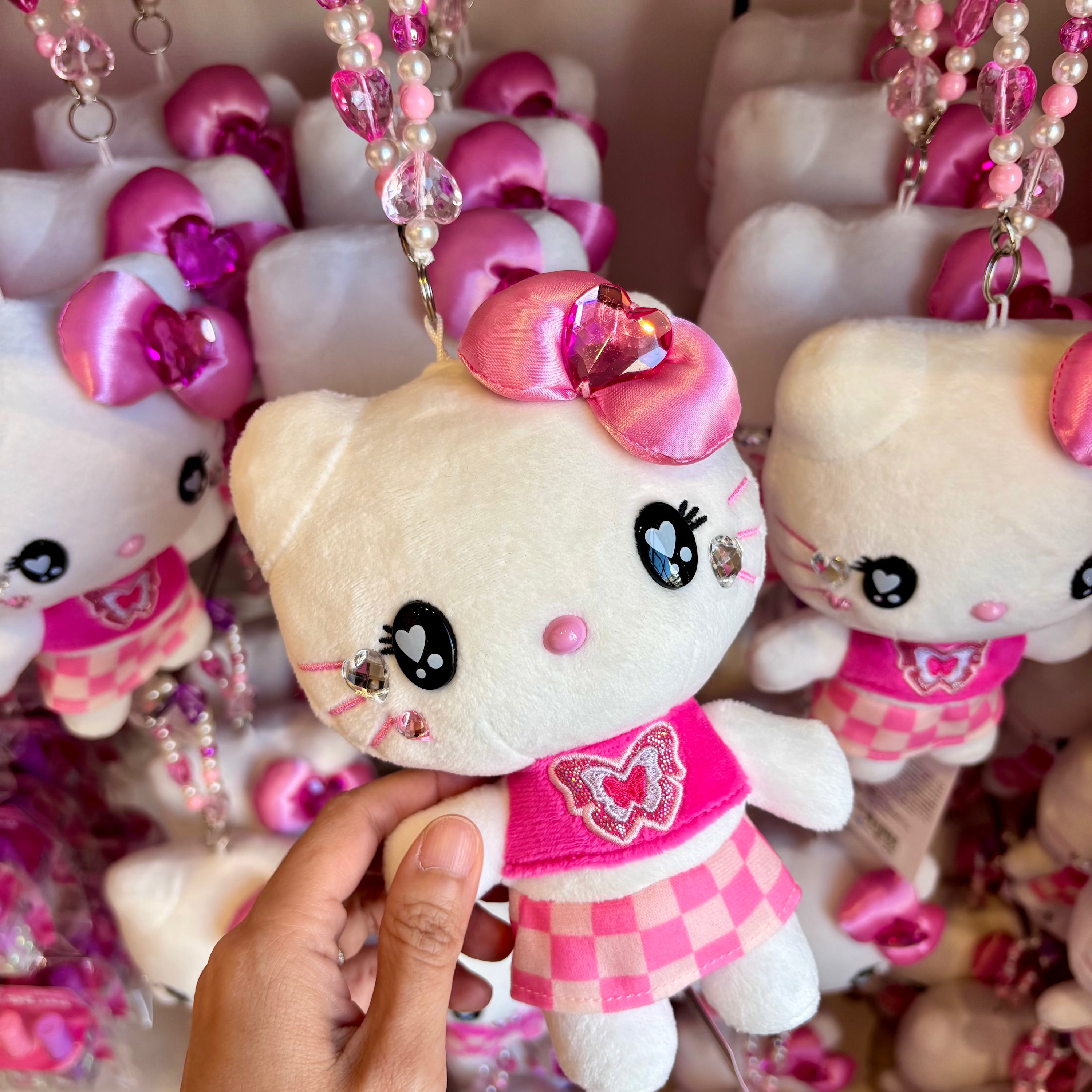 USJ Hello Kitty 掛飾公仔 (心心眼)