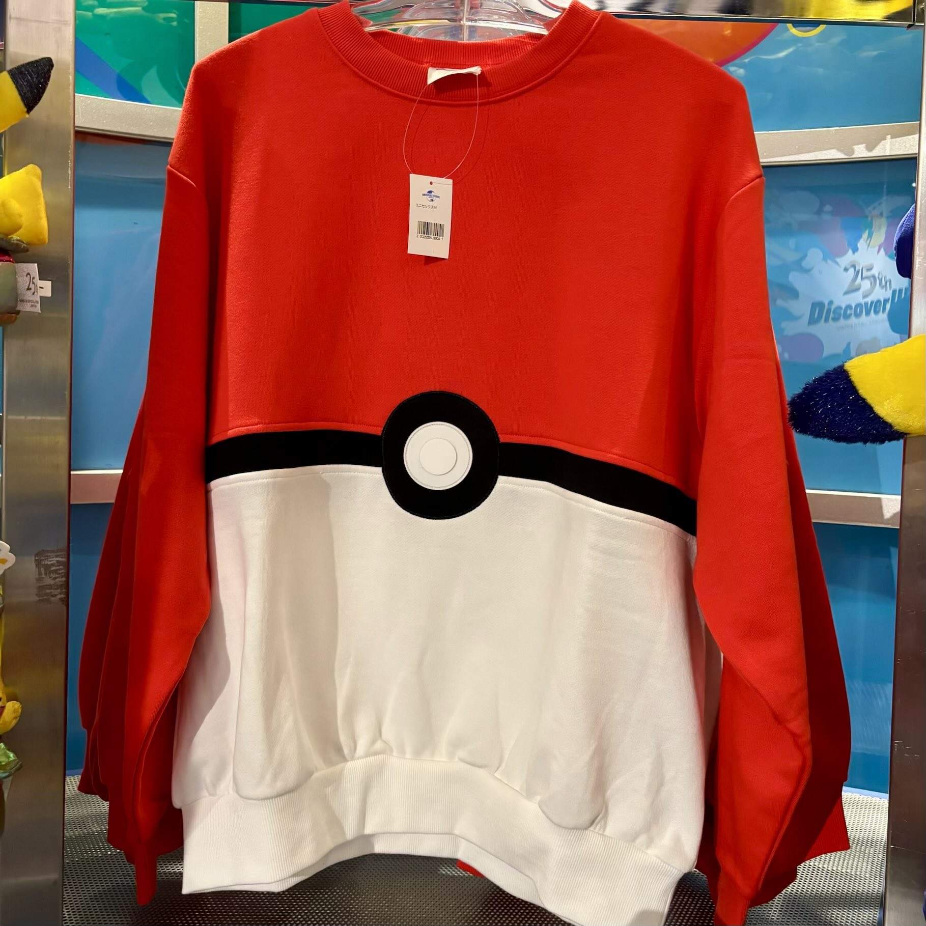 【訂貨】USJ 25th Discover U 週年紀念系列 - Pokemon 寶可夢 比卡超 精靈球衛衣