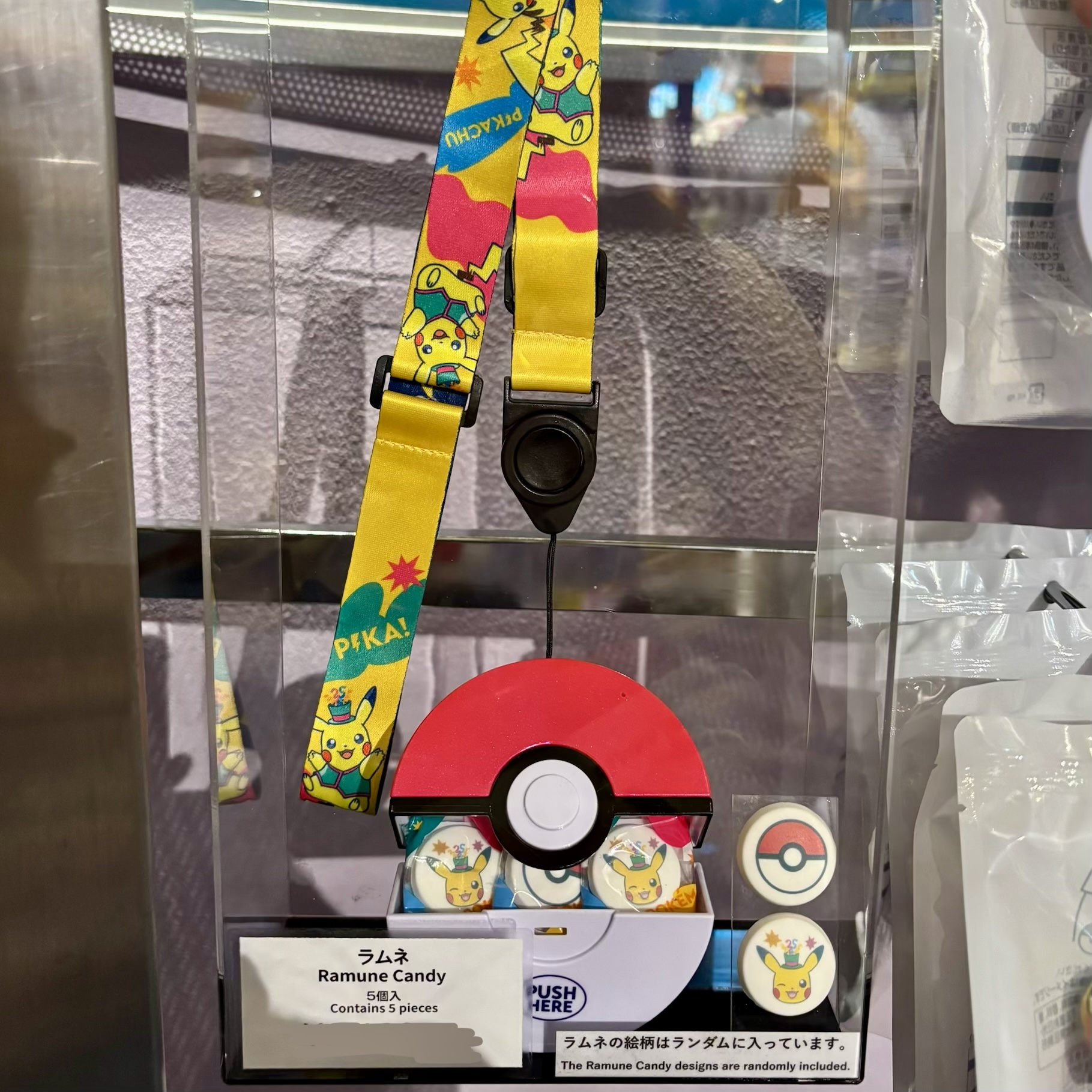 【訂貨】USJ 25th Discover U 週年紀念系列 - Pokemon 寶可夢 精靈球糖果 連頸繩