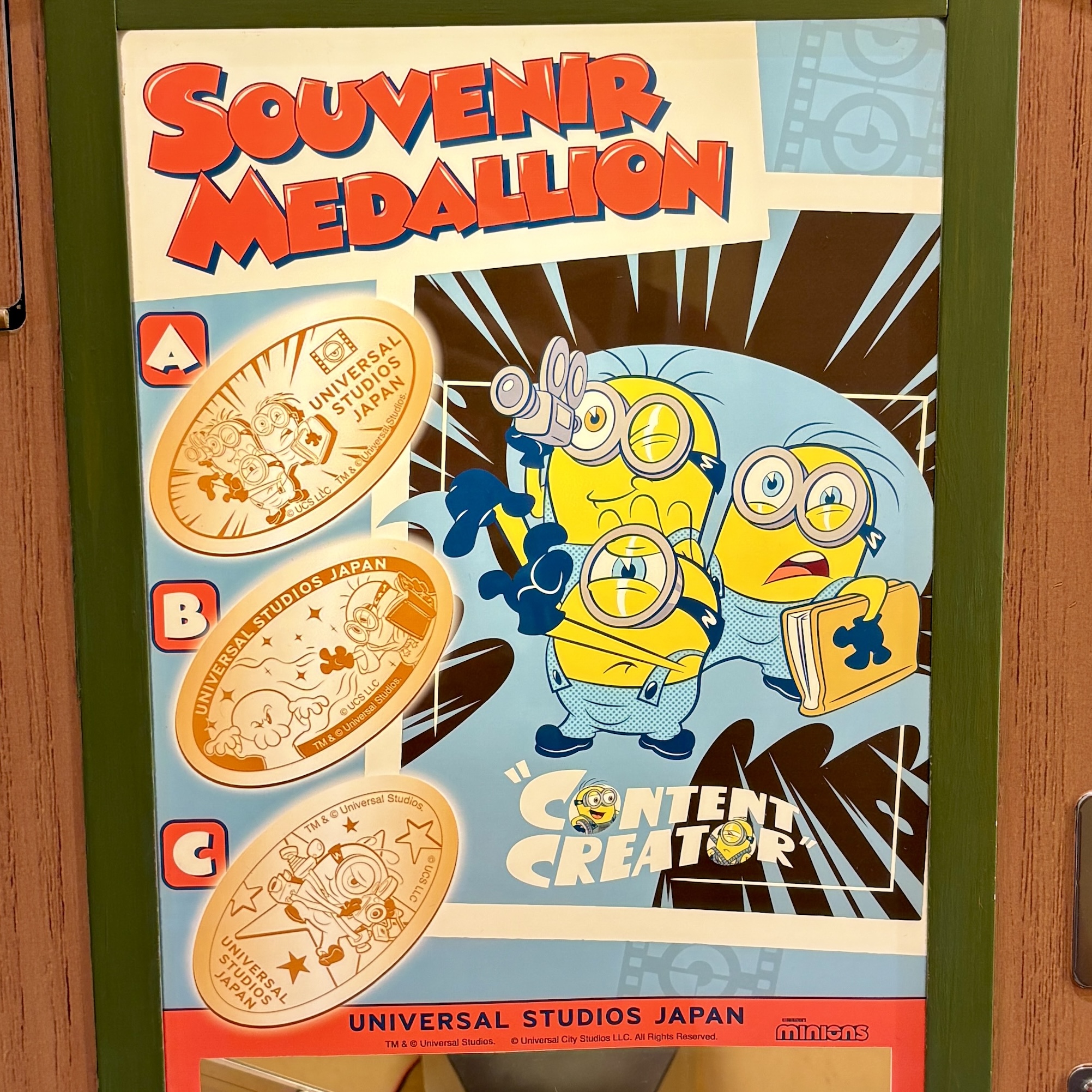 【訂貨】USJ Minions & Monsters 壓幣 紀念幣