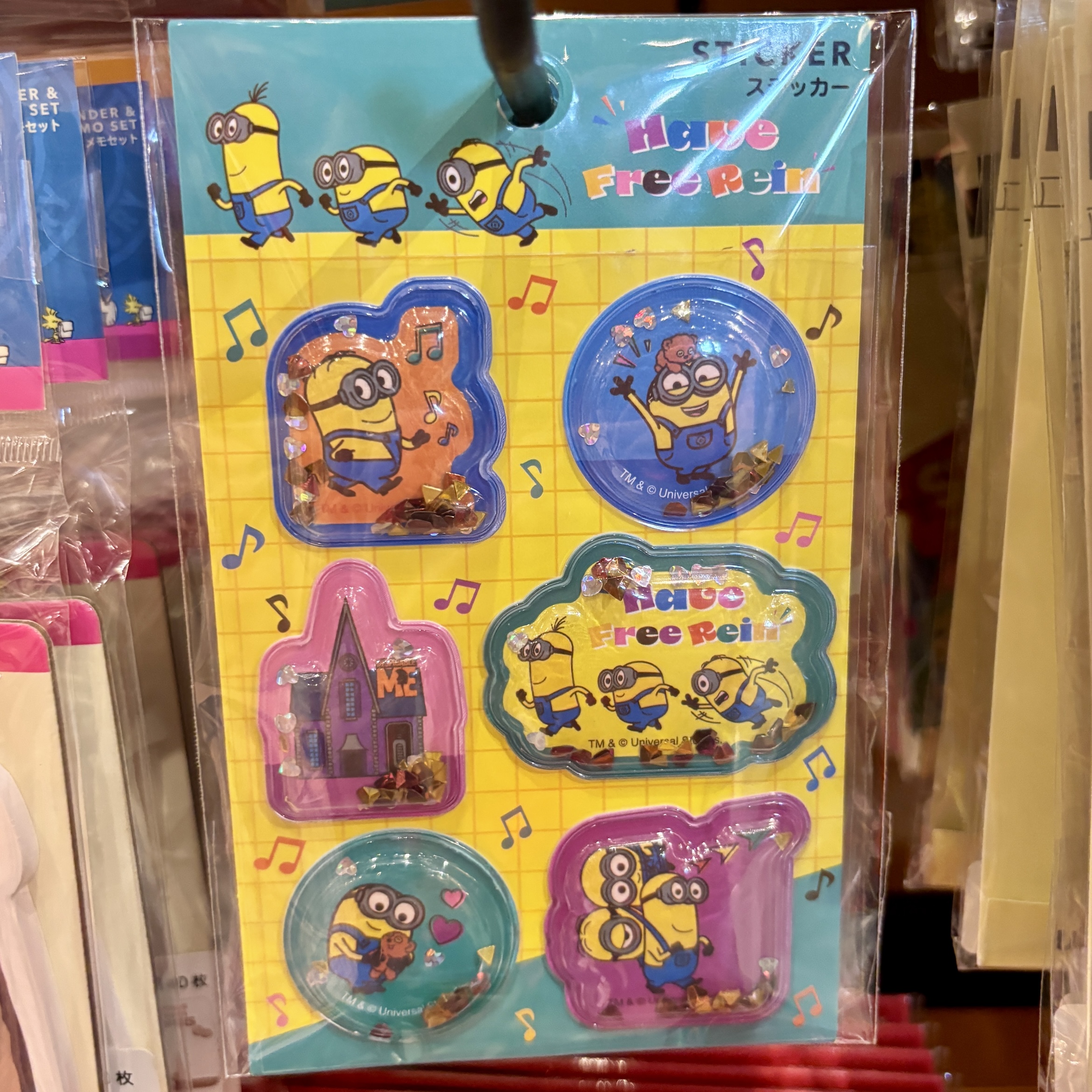 【訂貨】USJ Minions 迷你兵團 小小兵 立體貼紙套裝 6pcs