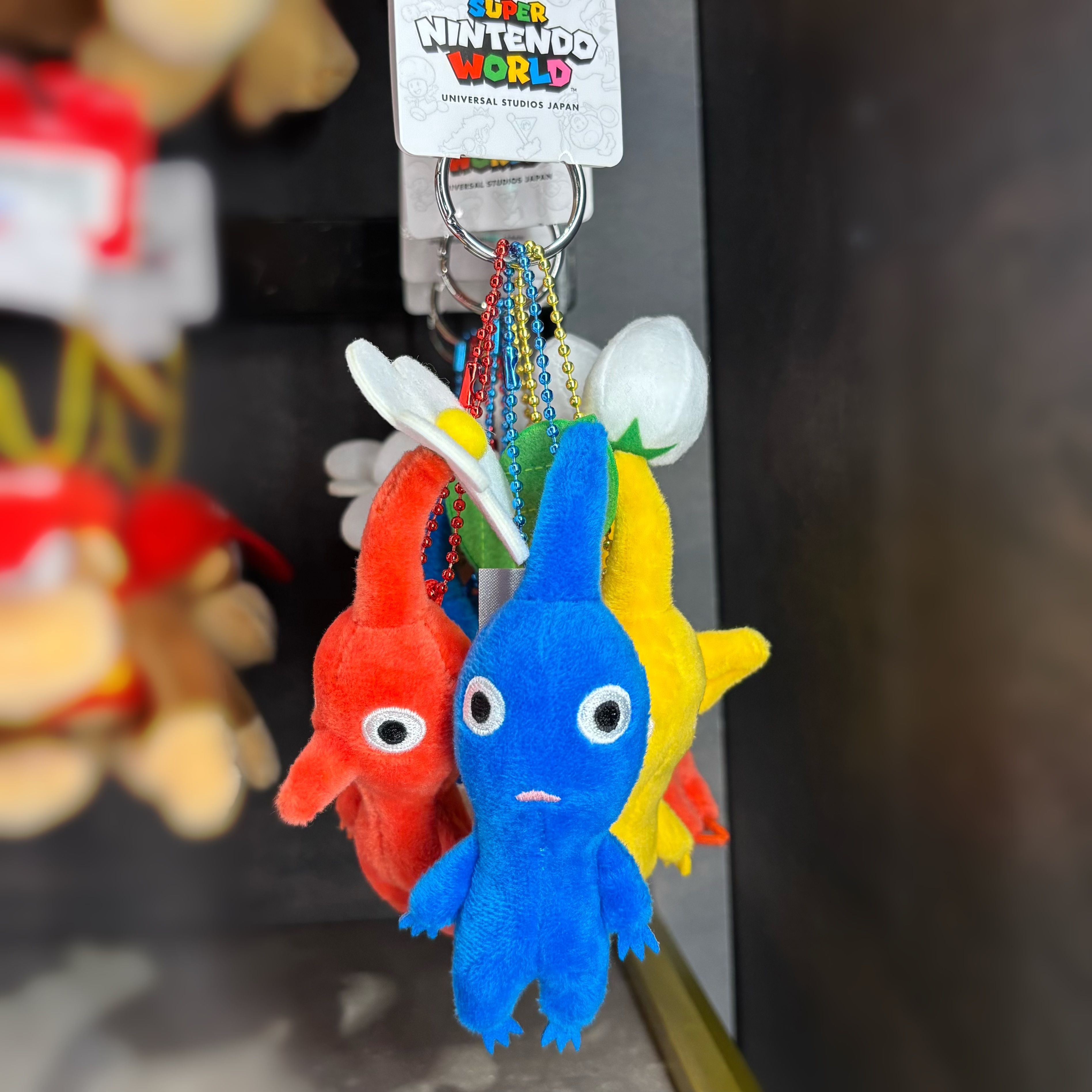 Order】USJ Nintendo World Pikmin Keychains 3pcs Set(S)