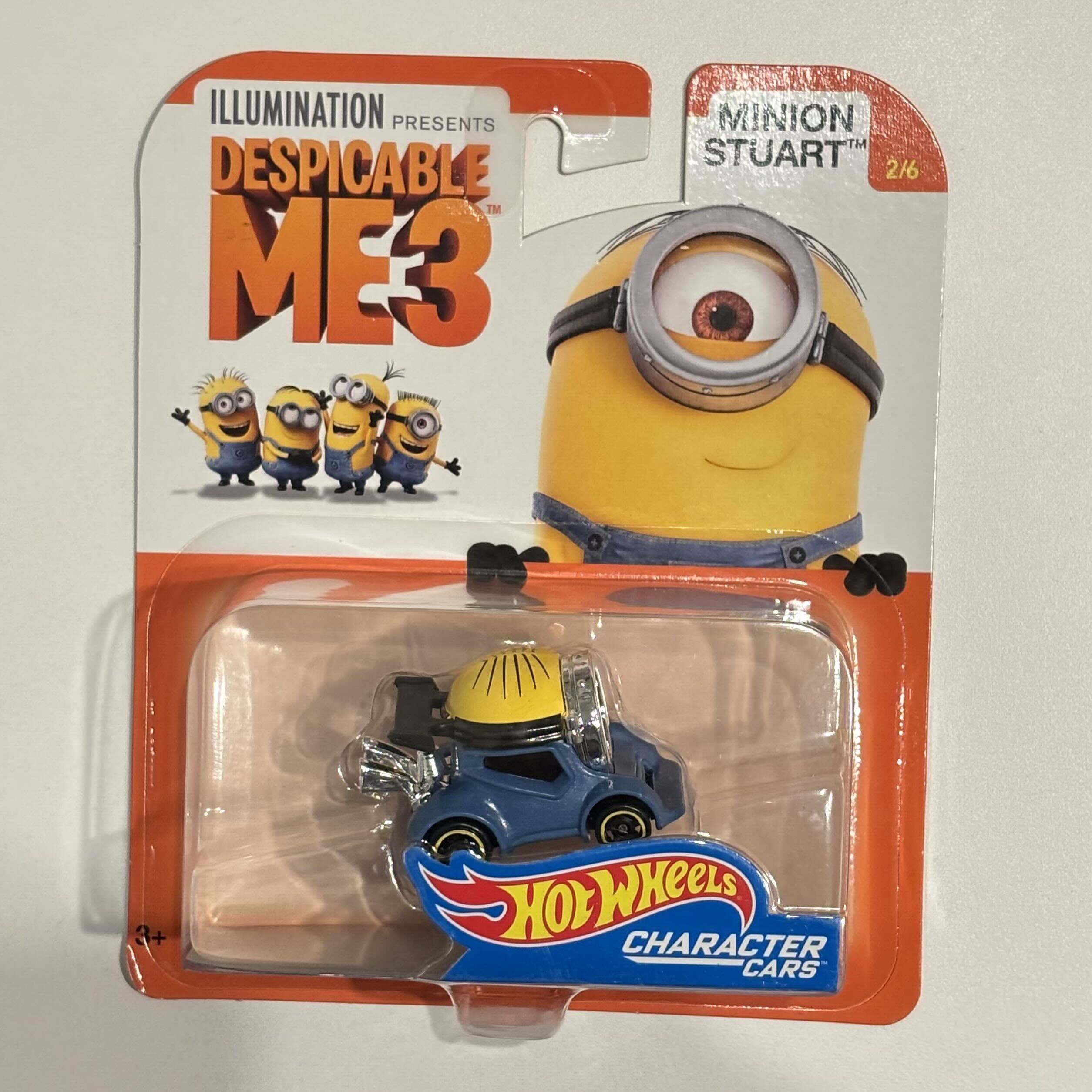 【訂貨】Hot Wheels Despicable Me 3 Minion Stuart Character Car 車仔 迷你車 
