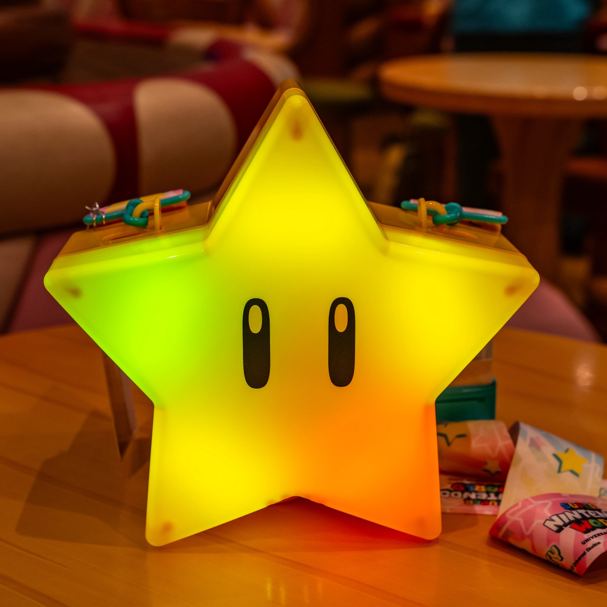 【訂貨】USJ 任天堂世界 Mario園區 5週年限定 - 星星爆谷桶 爆米花桶 彩色閃燈 發聲