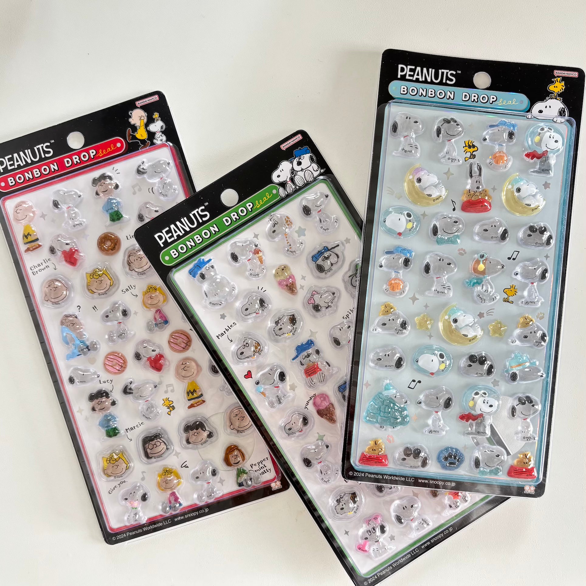 Peanuts Snoopy Bonbon Drop 立體貼紙
