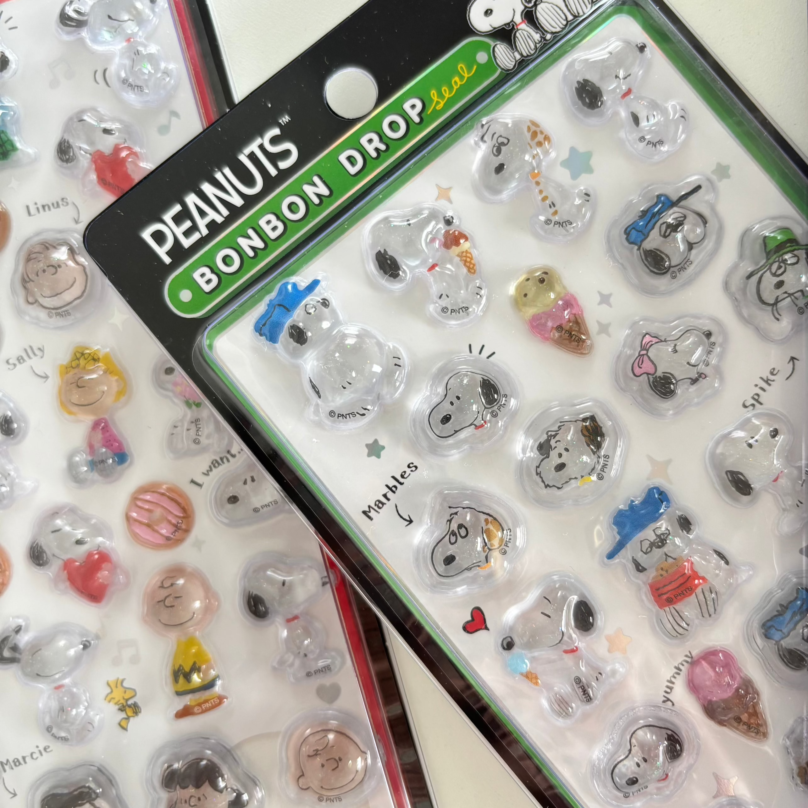 【訂貨】Peanuts Snoopy Bonbon Drop 立體貼紙