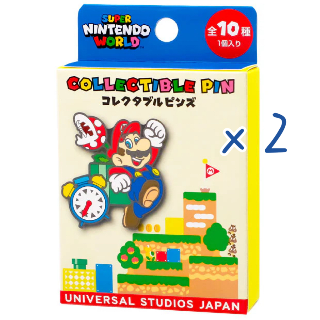 【訂貨】USJ 任天堂世界 Mario園區 5週年限定 - Collectible Pin 襟章 盲盒 