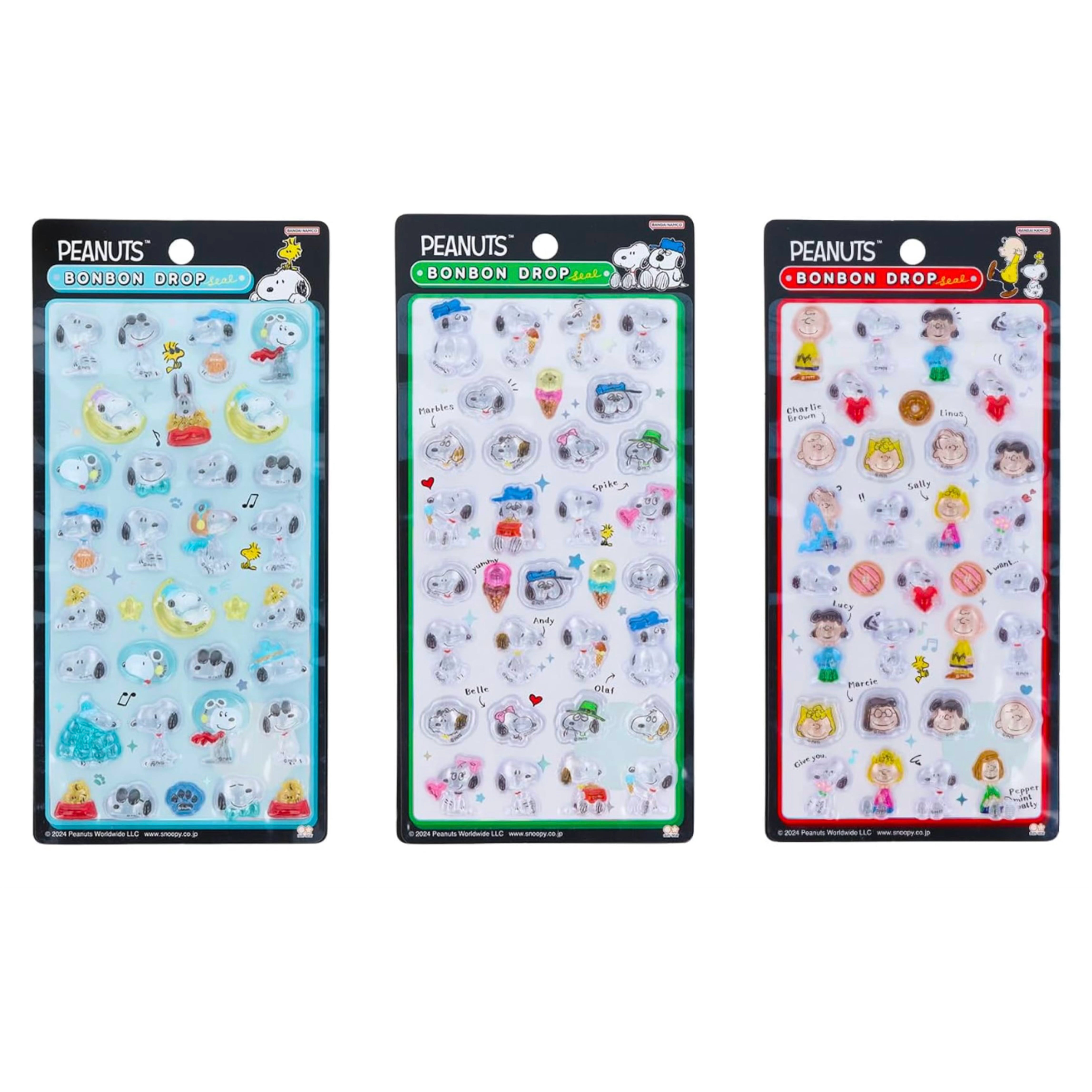 Peanuts Snoopy Bonbon Drop 立體貼紙