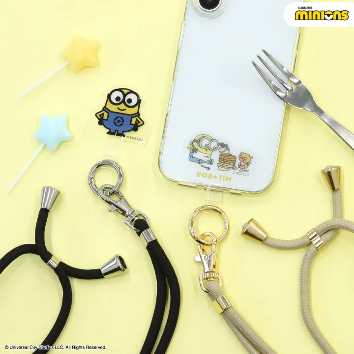 【訂貨】Minions Bob & Tim 斜揹手機帶