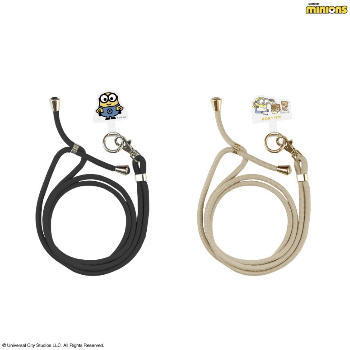 【訂貨】Minions Bob & Tim 斜揹手機帶