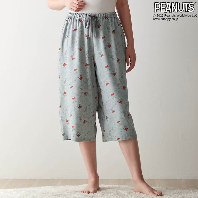 【訂貨】Snoopy 接觸冷感 家居褲 睡褲 7分長