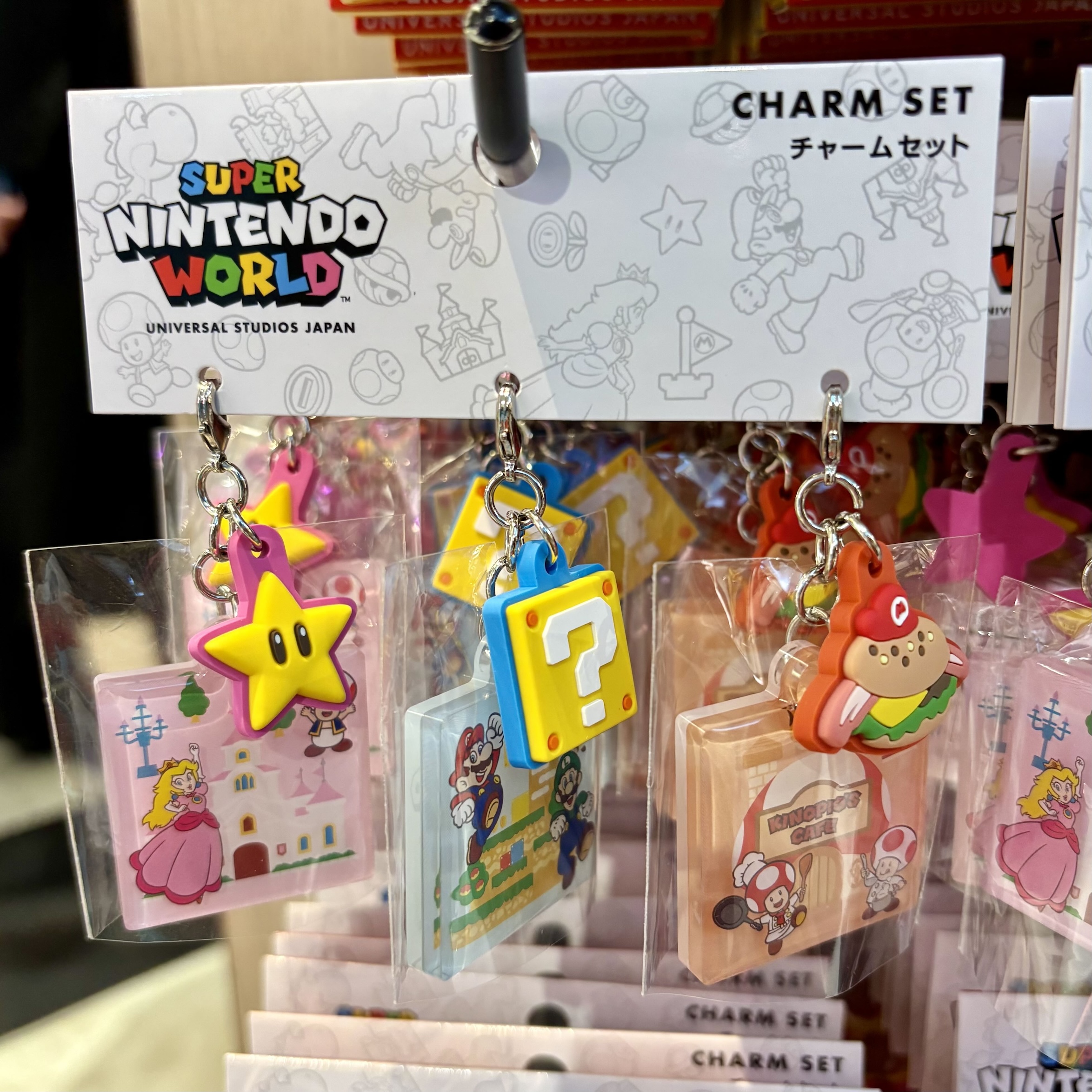 【訂貨】USJ 任天堂世界 Mario園區 5週年限定 - 小吊飾 3pcs