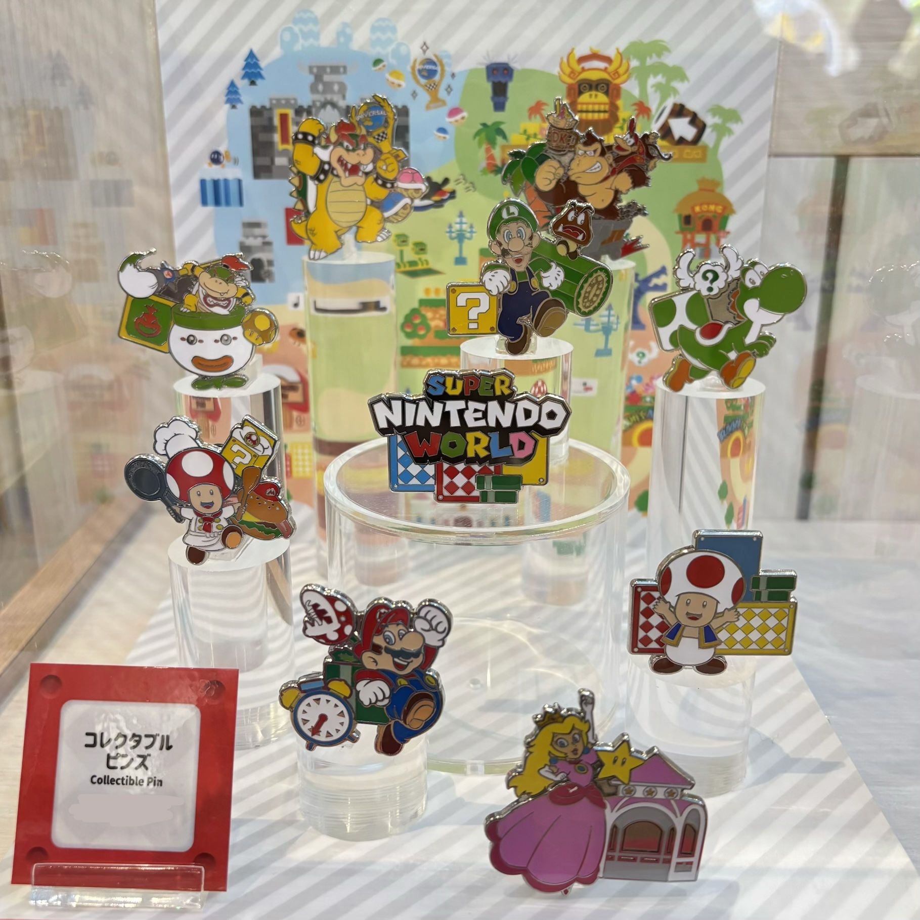 【訂貨】USJ 任天堂世界 Mario園區 5週年限定 - Collectible Pin 襟章 盲盒 