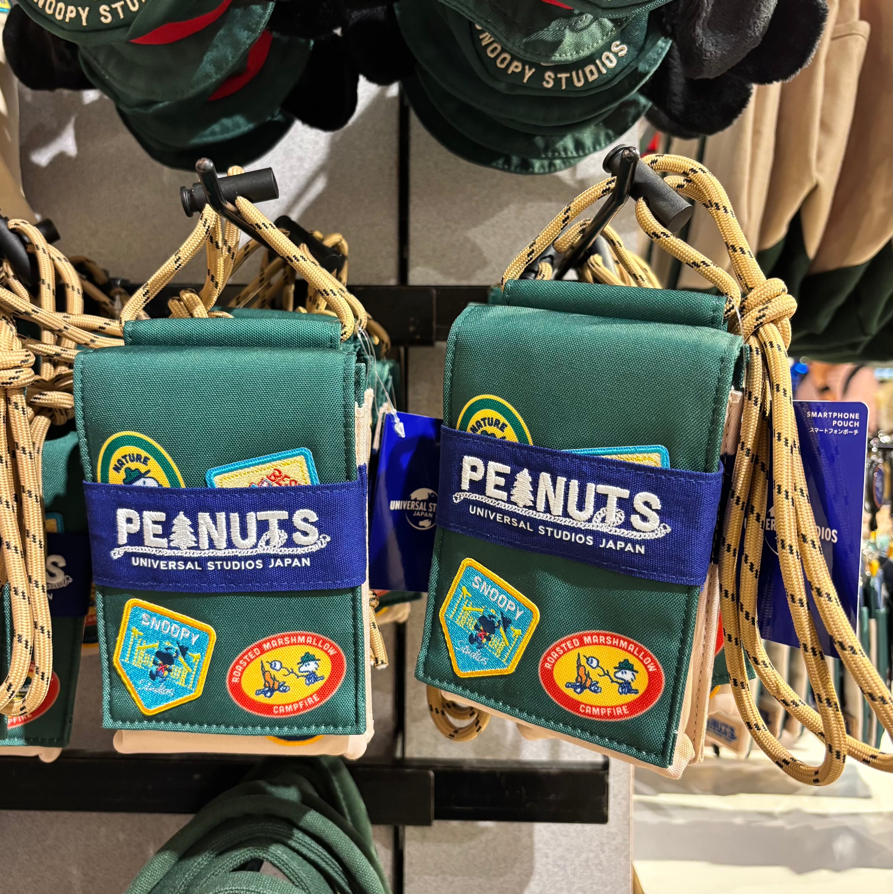 USJ Peanuts Snoopy Beagle Scout 露營童軍系列 - 手機袋 電話袋