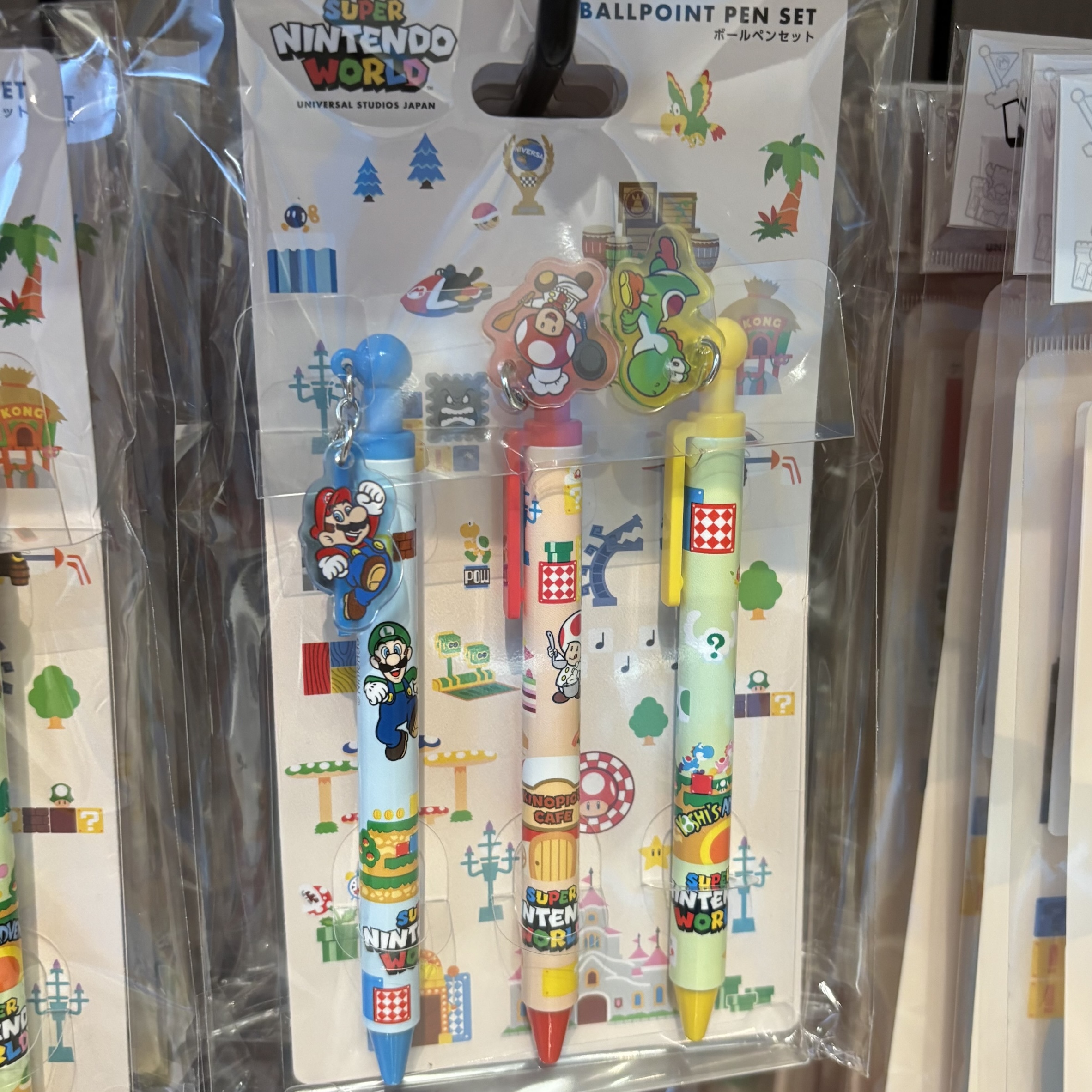 【訂貨】USJ 任天堂世界 Mario園區 5週年限定 - 原子筆3pcs