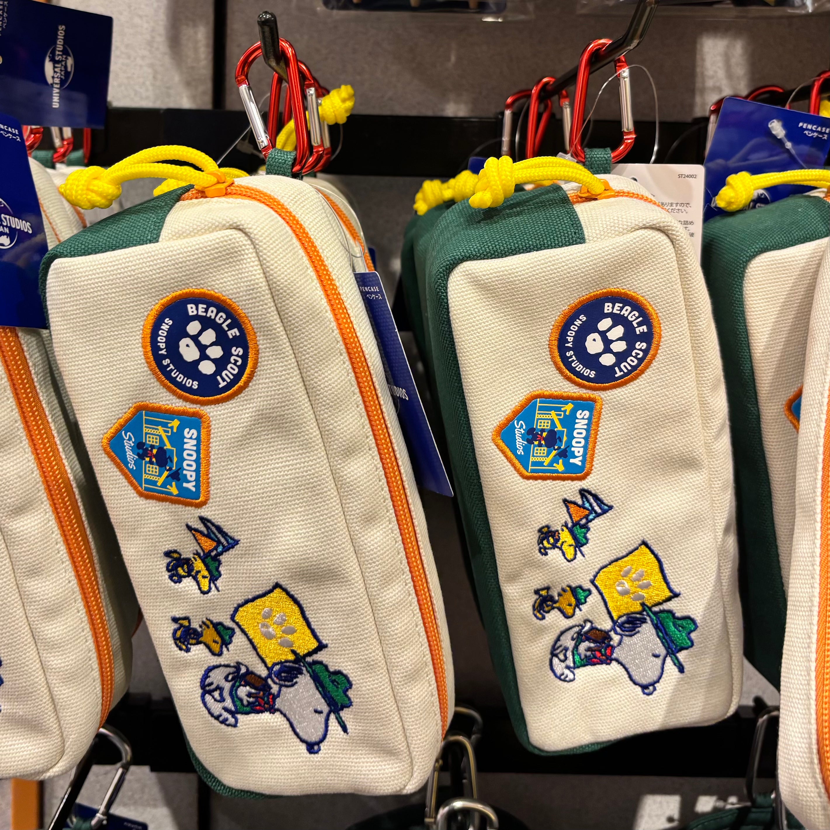 USJ Peanuts Snoopy Beagle Scout 露營童軍系列 - 筆袋