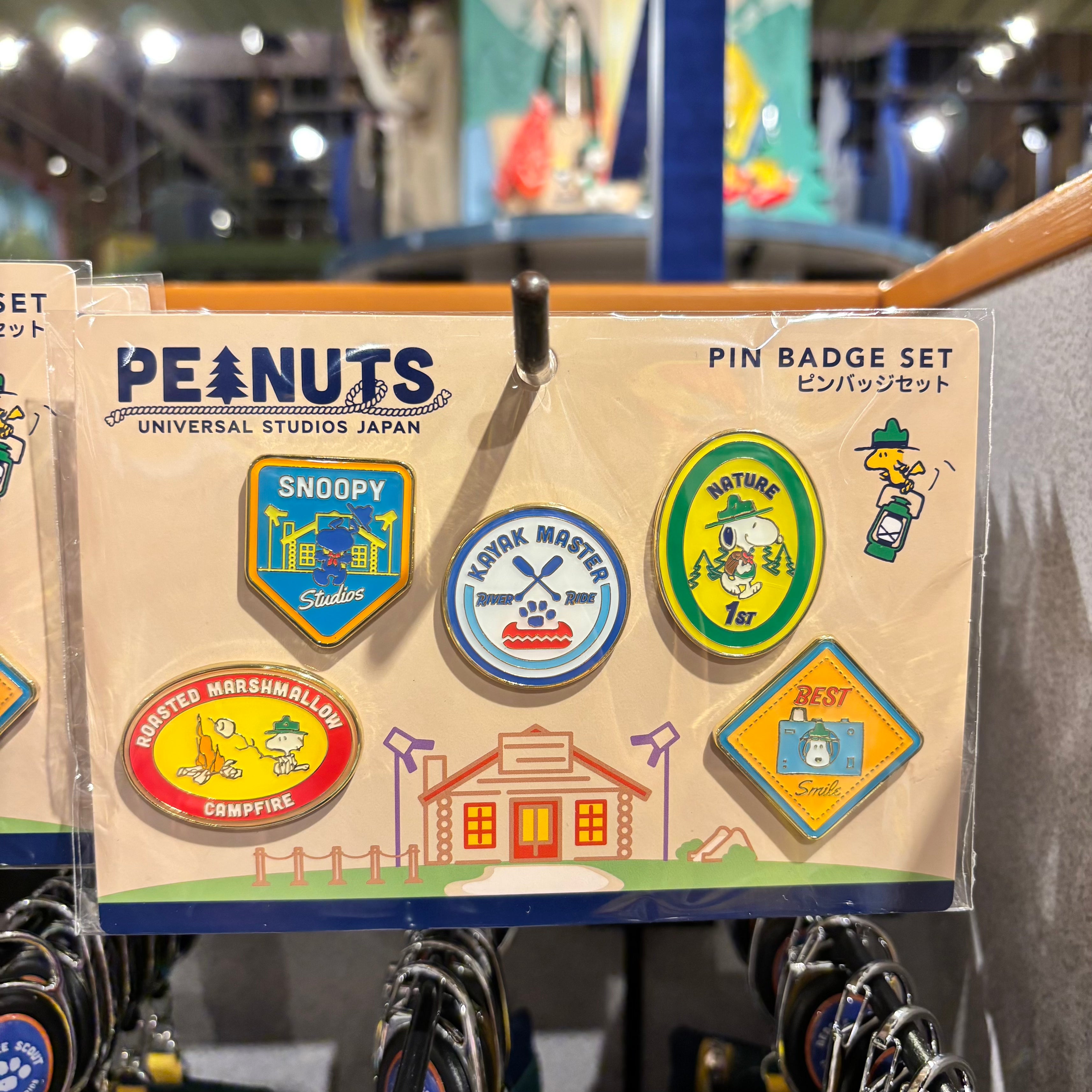 USJ Peanuts Snoopy Beagle Scout 露營童軍系列 - 襟章套裝