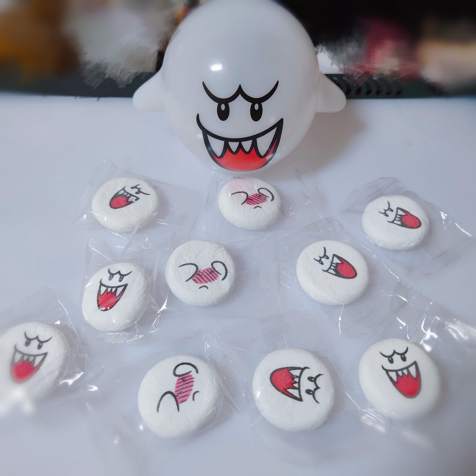 【訂貨】USJ Mario 鬼鬼 幽靈 朱古力棉花糖