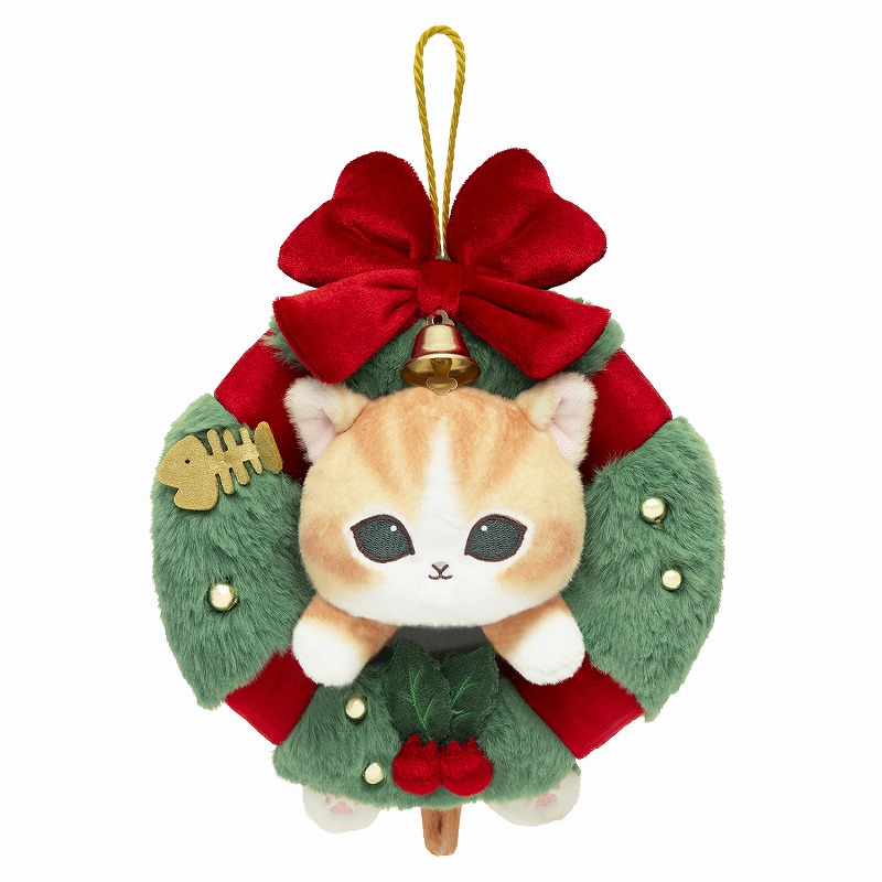 【訂貨】Mofusand 聖誕花圈公仔 聖誕圈 佈置掛飾