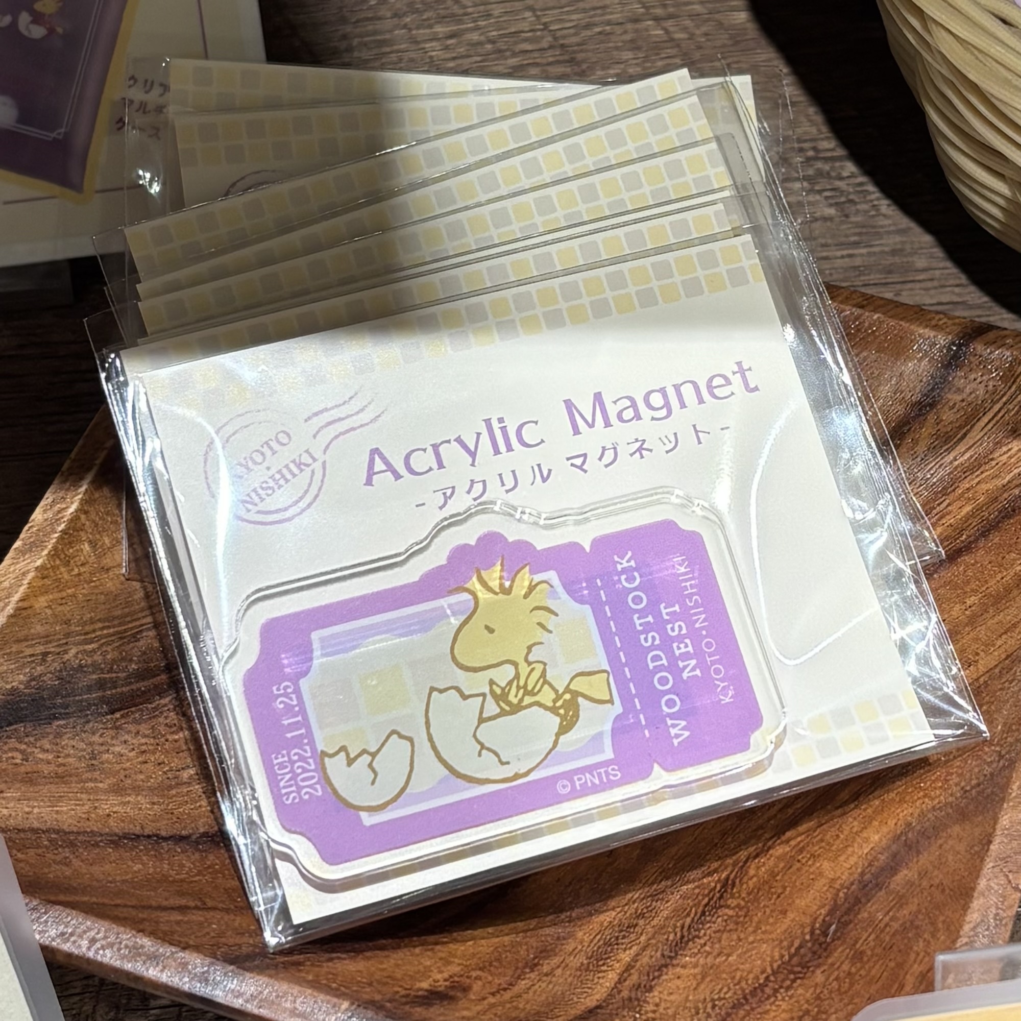 【訂貨】Woodstock Nest 磁石 磁鐵貼 (京都錦市場限定款)