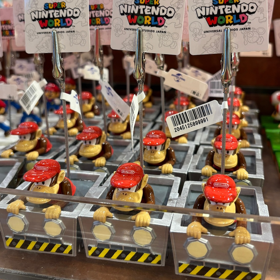 【訂貨】USJ 任天堂世界 Donkey Kong 系列 - Diddy Kong Memo Stand