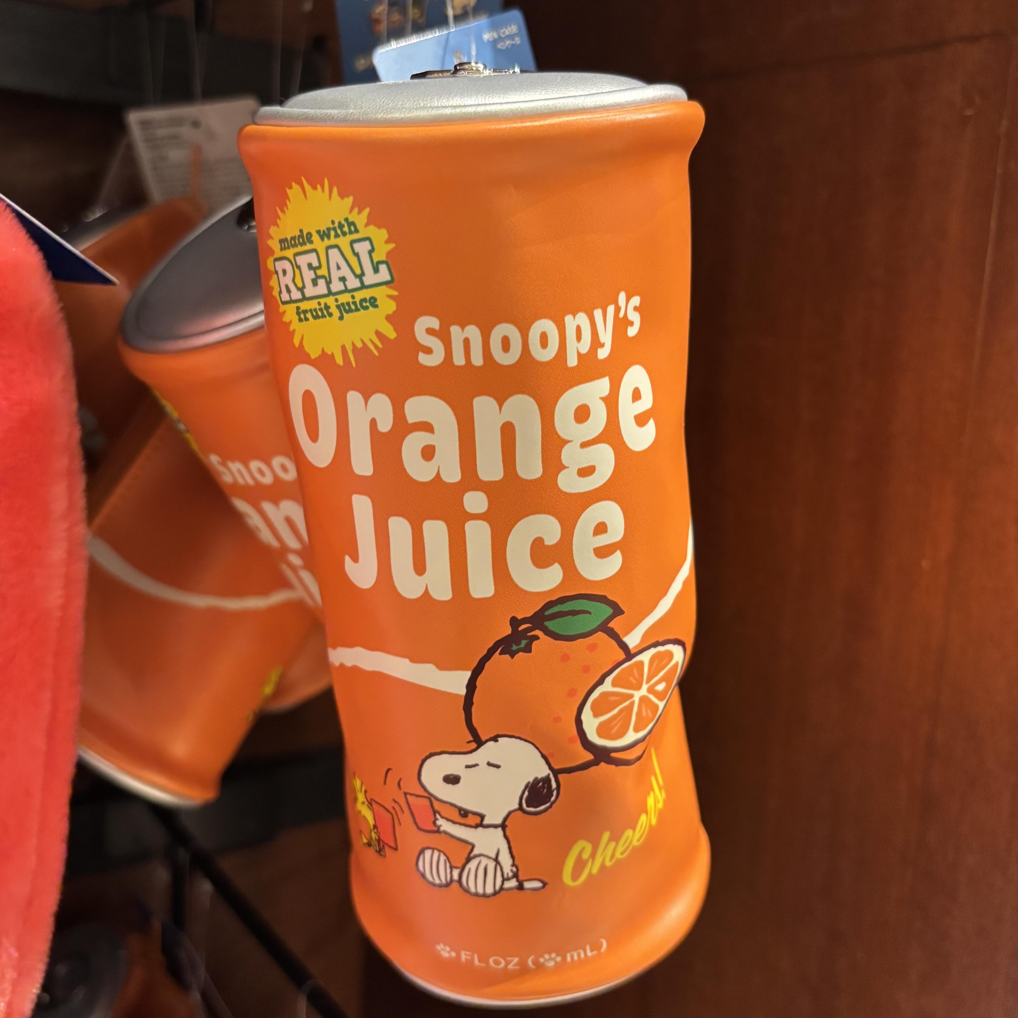 【訂貨】USJ Peanuts DELI & GROCERY Snoopy 筆袋（Orange Juice）
