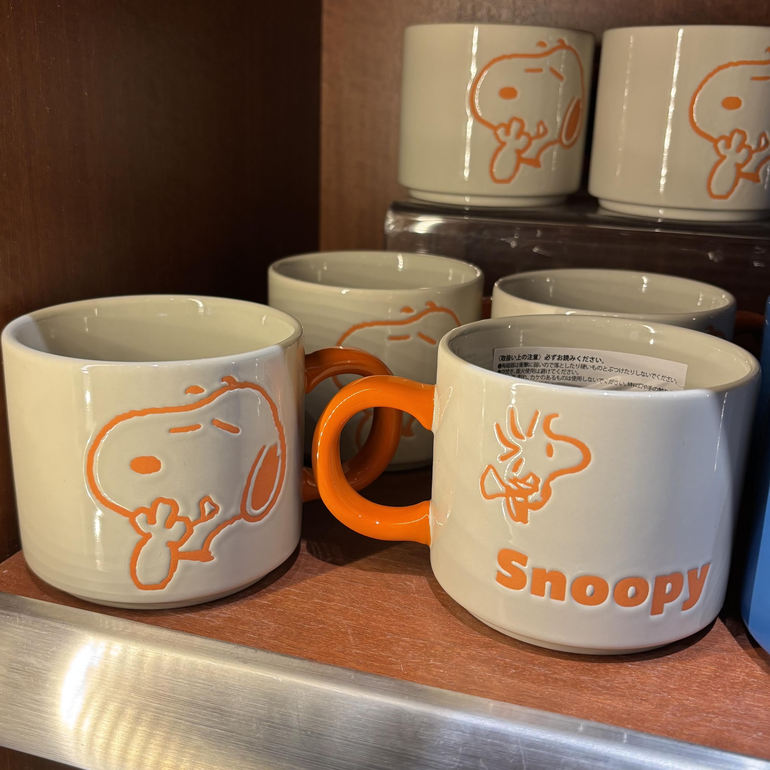 【訂貨】USJ PEANUTS Snoopy & Woodstock 灰色 馬克杯 瓷杯 