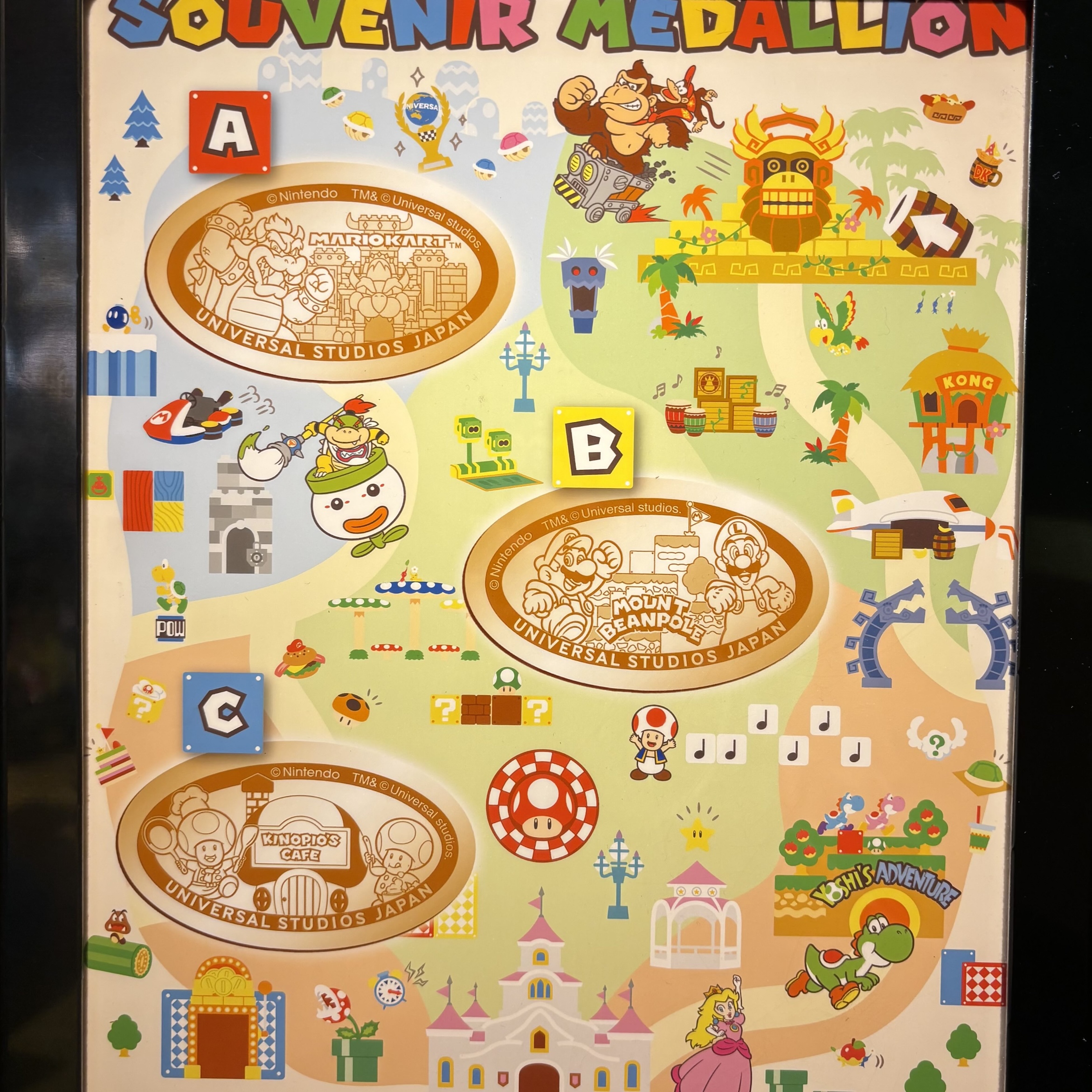 【訂貨】USJ 任天堂世界 Mario園區 5週年限定  壓幣 紀念幣