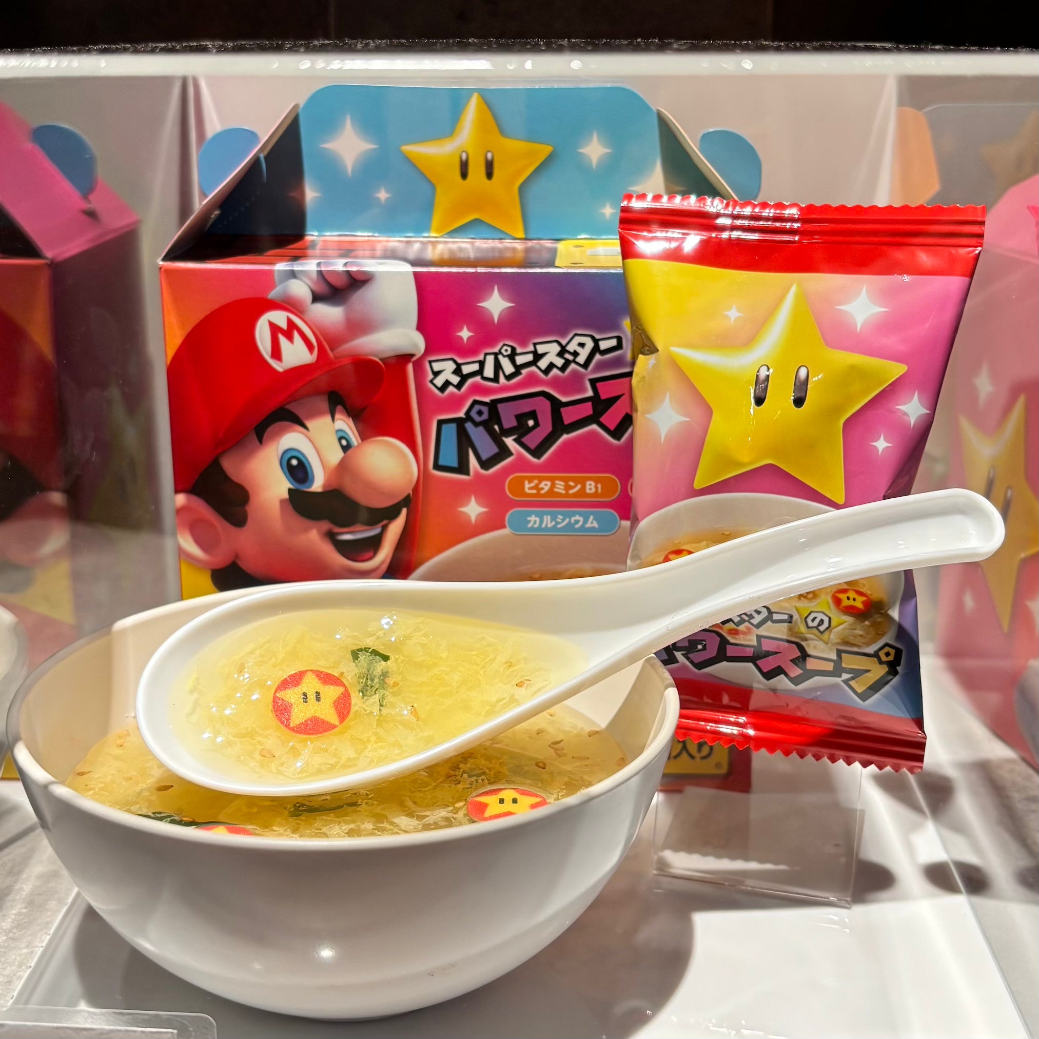 USJ Mario 無敵星星 即沖蛋花湯