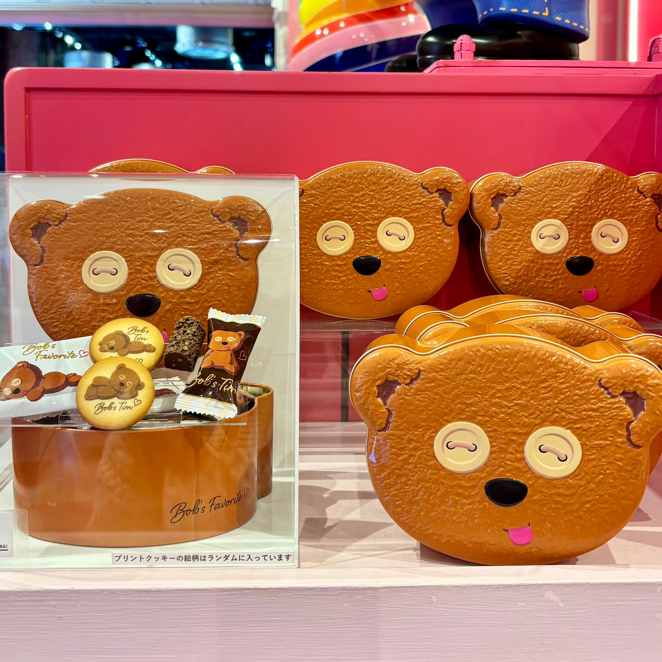 USJ Tim Bear 熊仔頭 曲奇朱古力罐